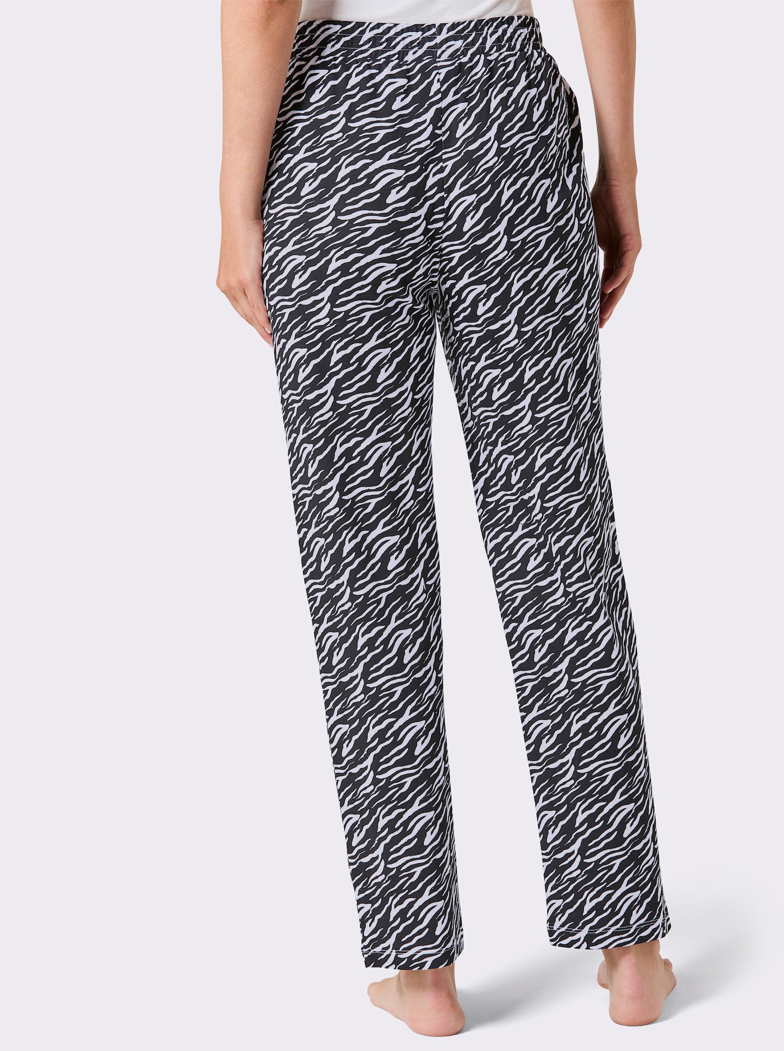 feel good Hose - schwarz-weiss