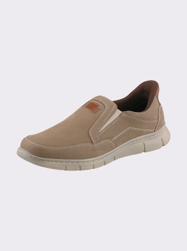 Naturläufer Slip-On Sneaker für einfaches Anziehen - sand