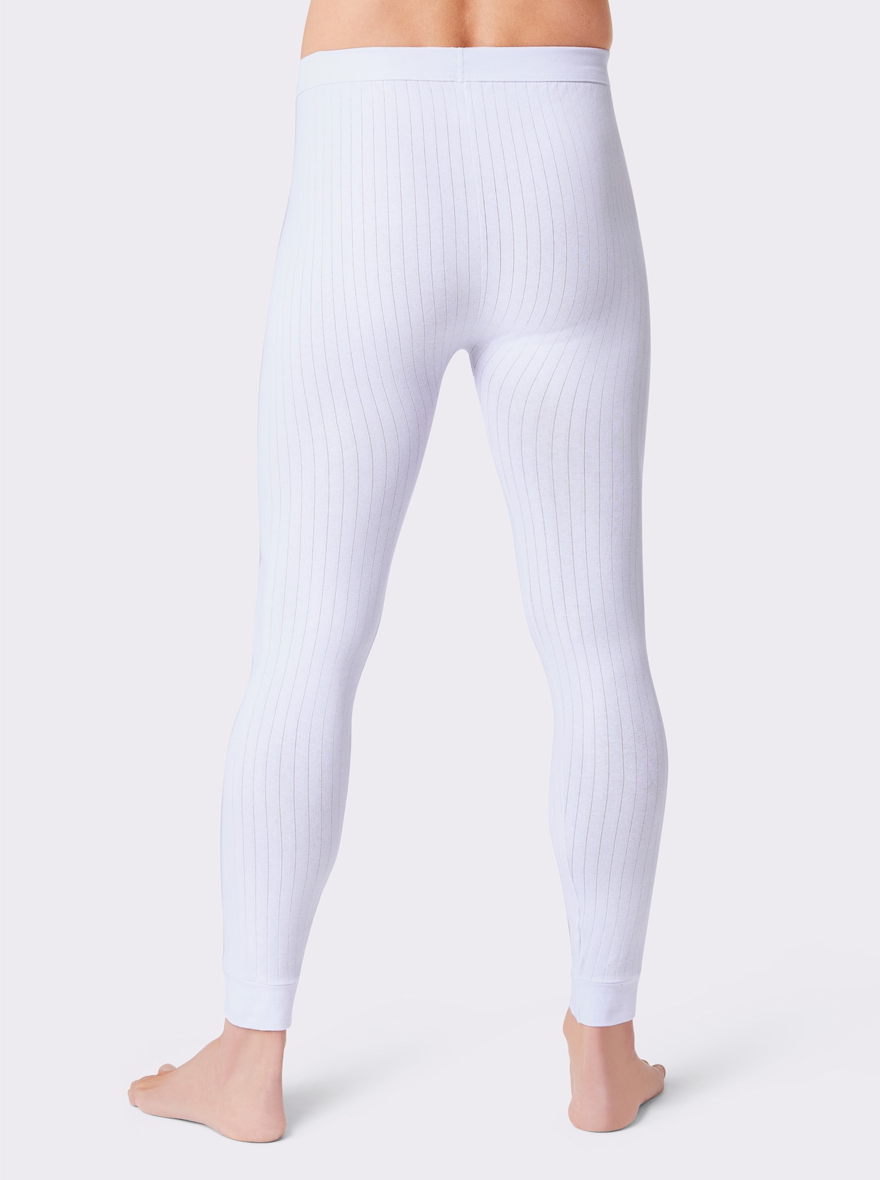wäschepur men Broek, lang - wit