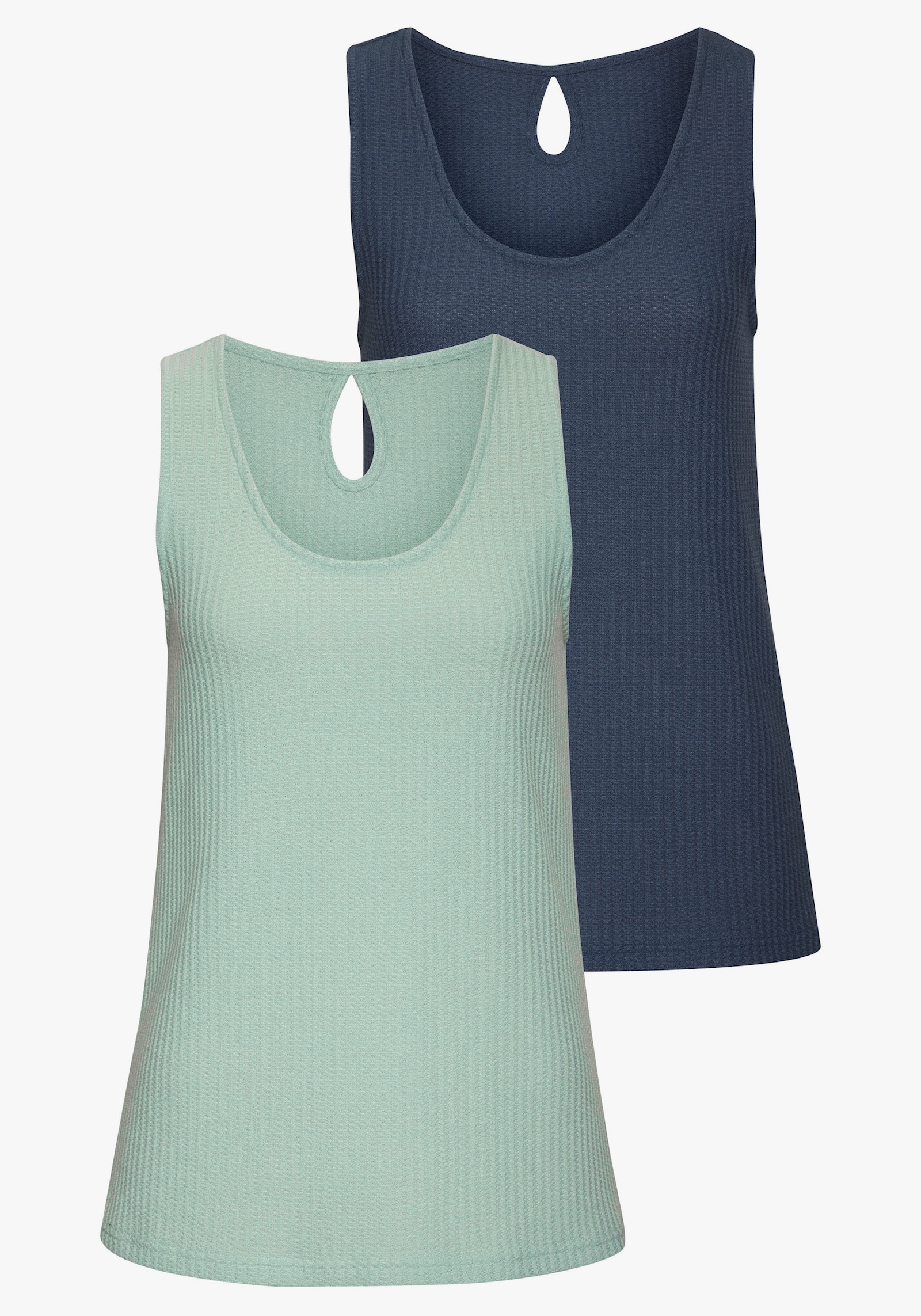 Vivance Trägertop - mint, blau