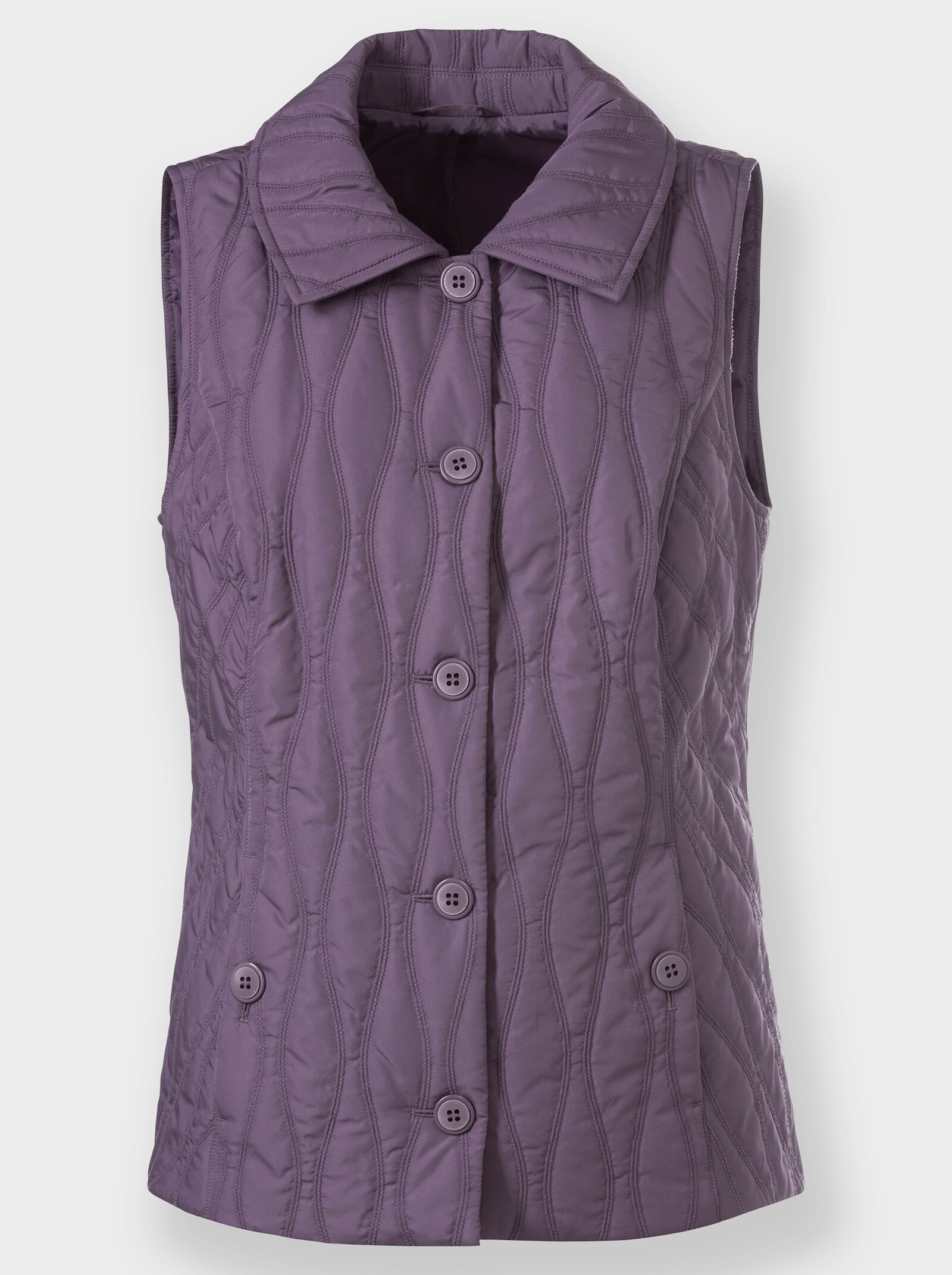 Steppweste mit Umlegekragen - feige