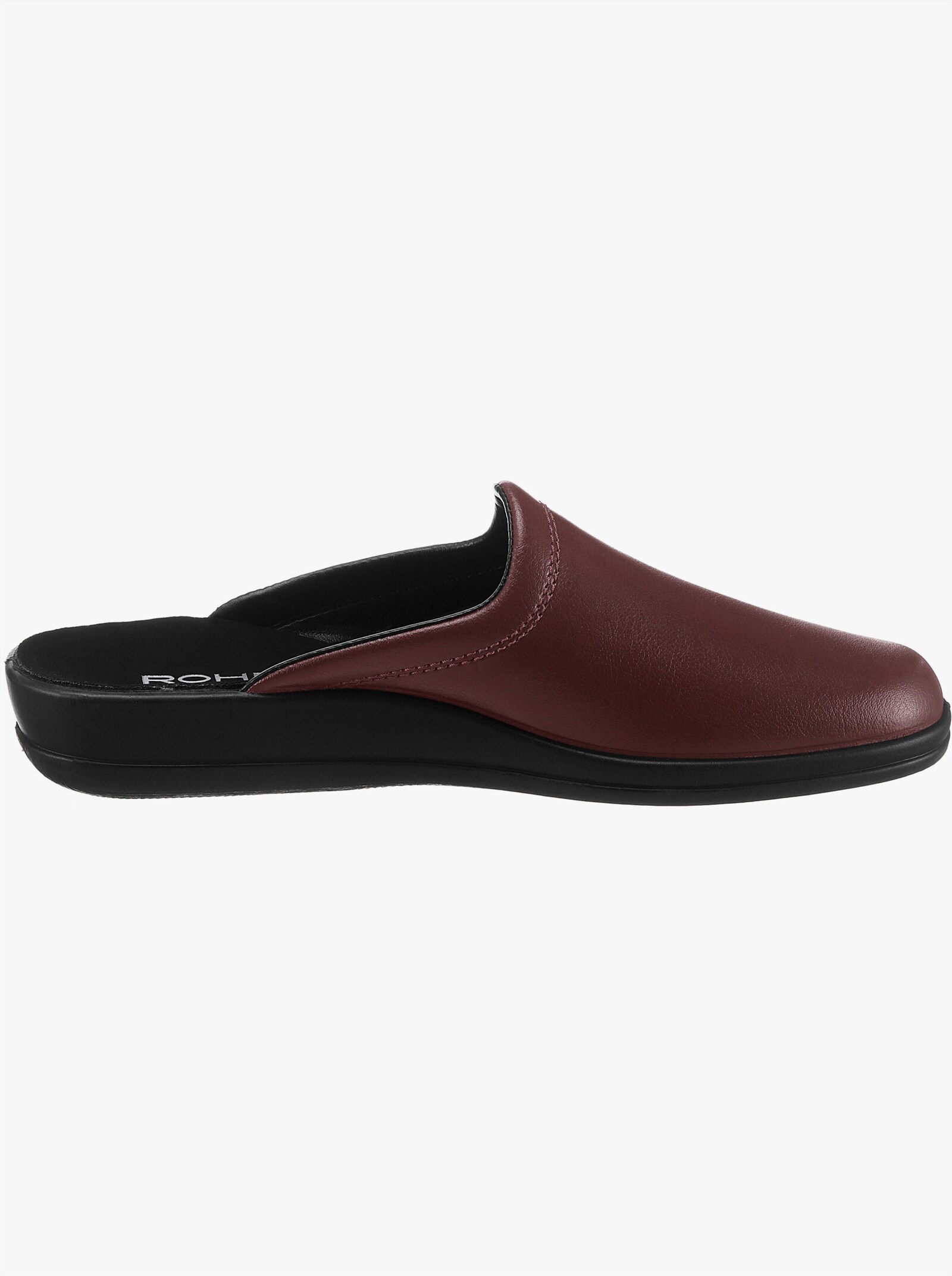 Rohde Pantoffel mit weich gepolsterter Innensohle - bordeaux