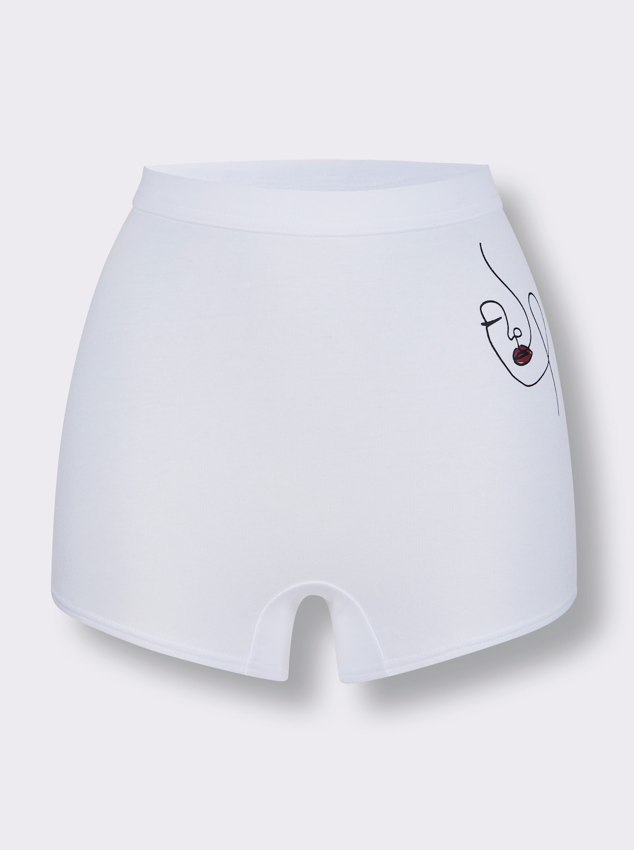wäschepur Panty - weiß-bedruckt