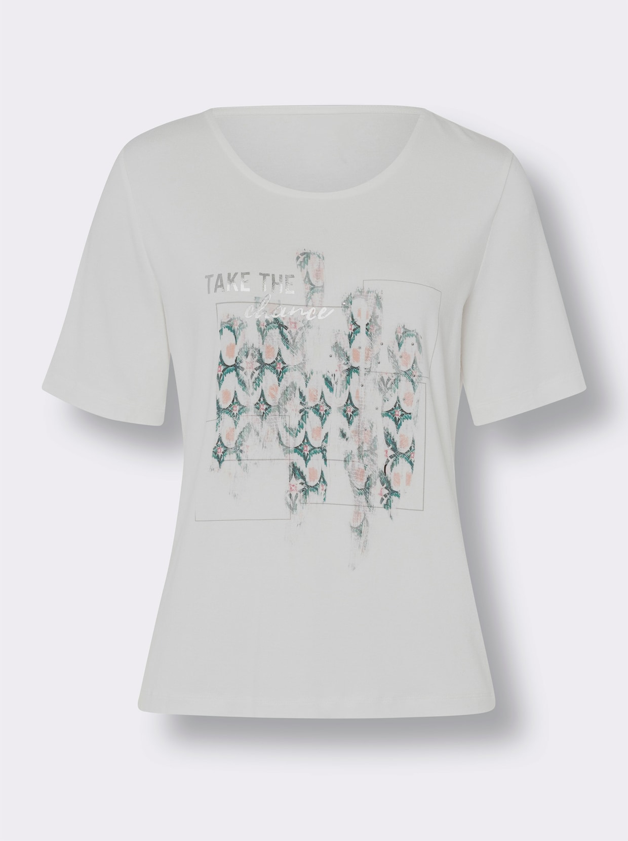 heine T-shirt imprimé - écru