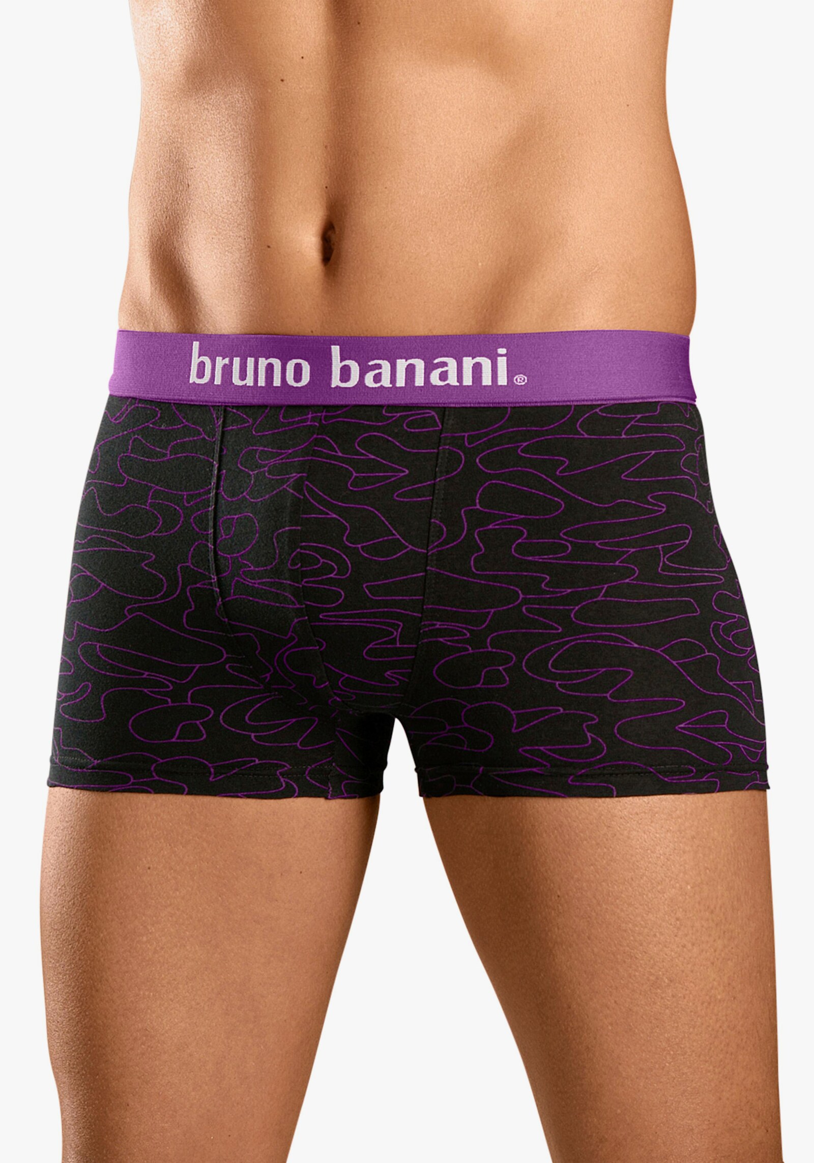 Bruno Banani Boxer - zwart geprint