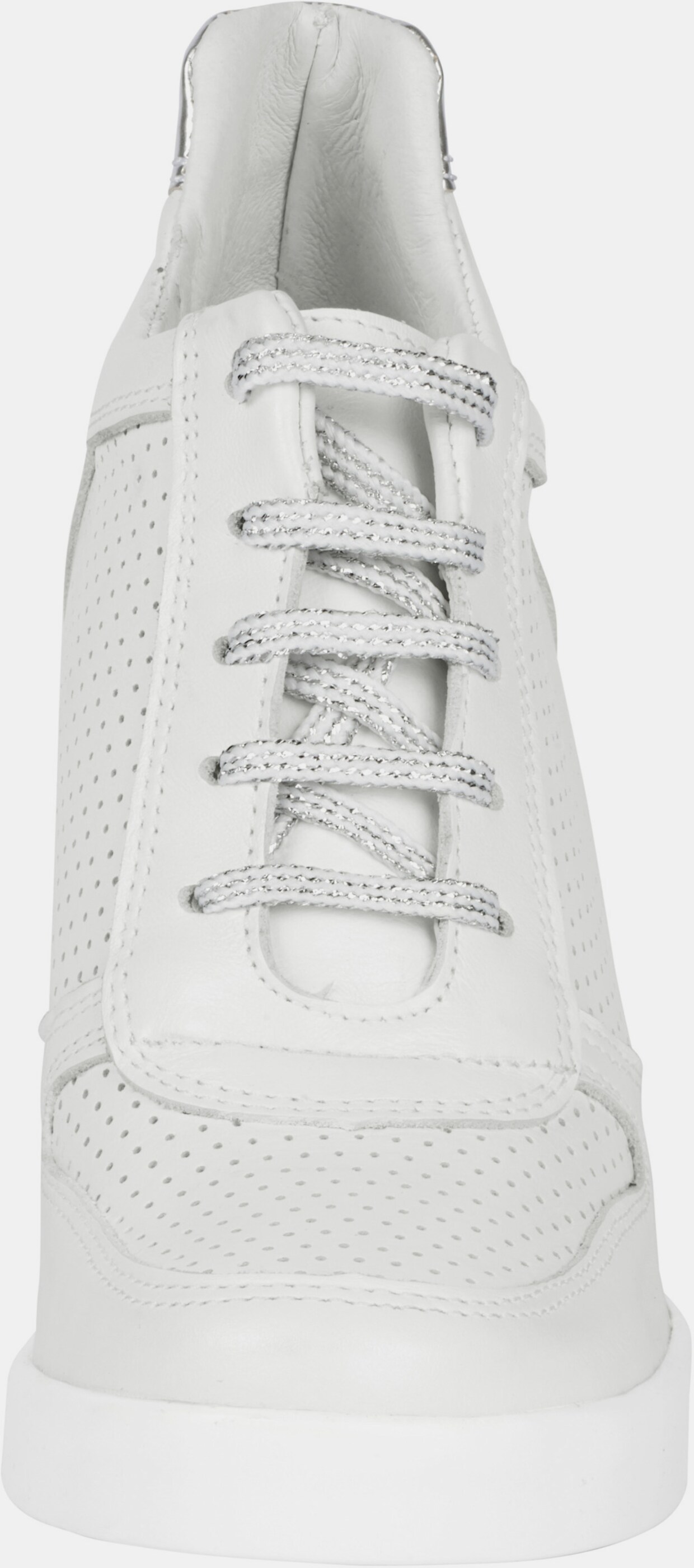 heine Sneakers met sleehak - wit