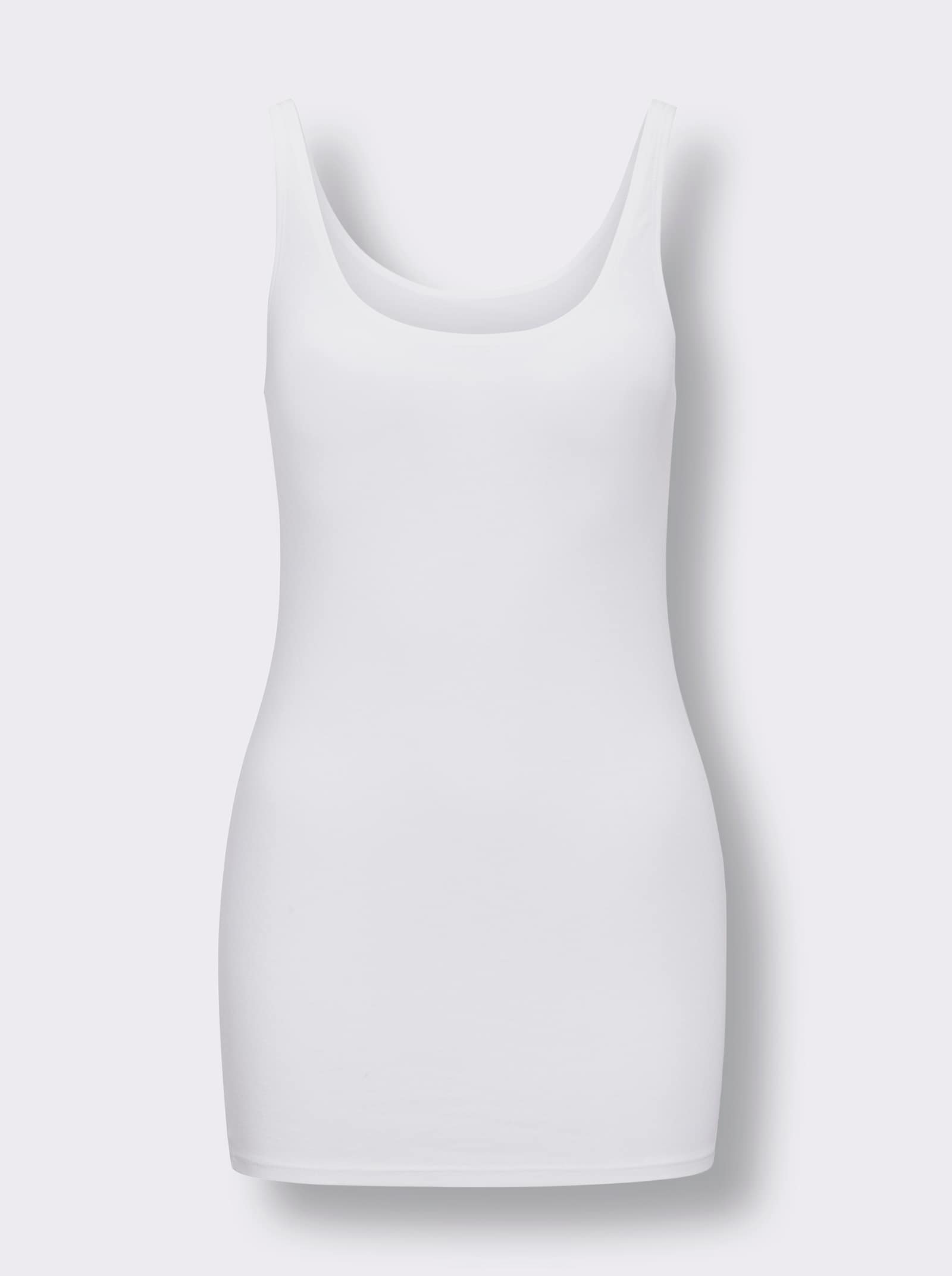 Schiesser Achselhemd in formstabiler Baumwoll-Qualität - weiß