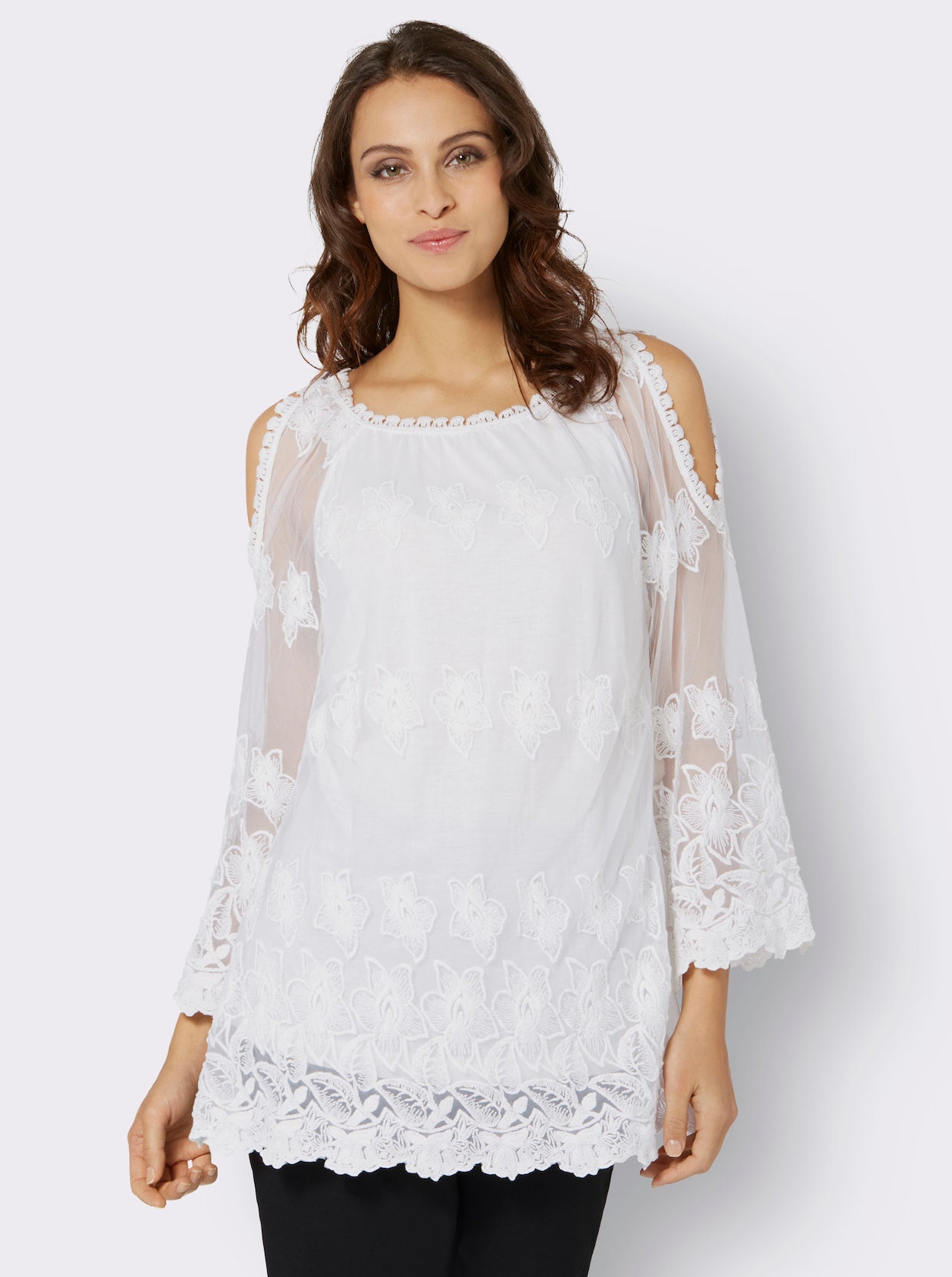 Kanten blouse - wit