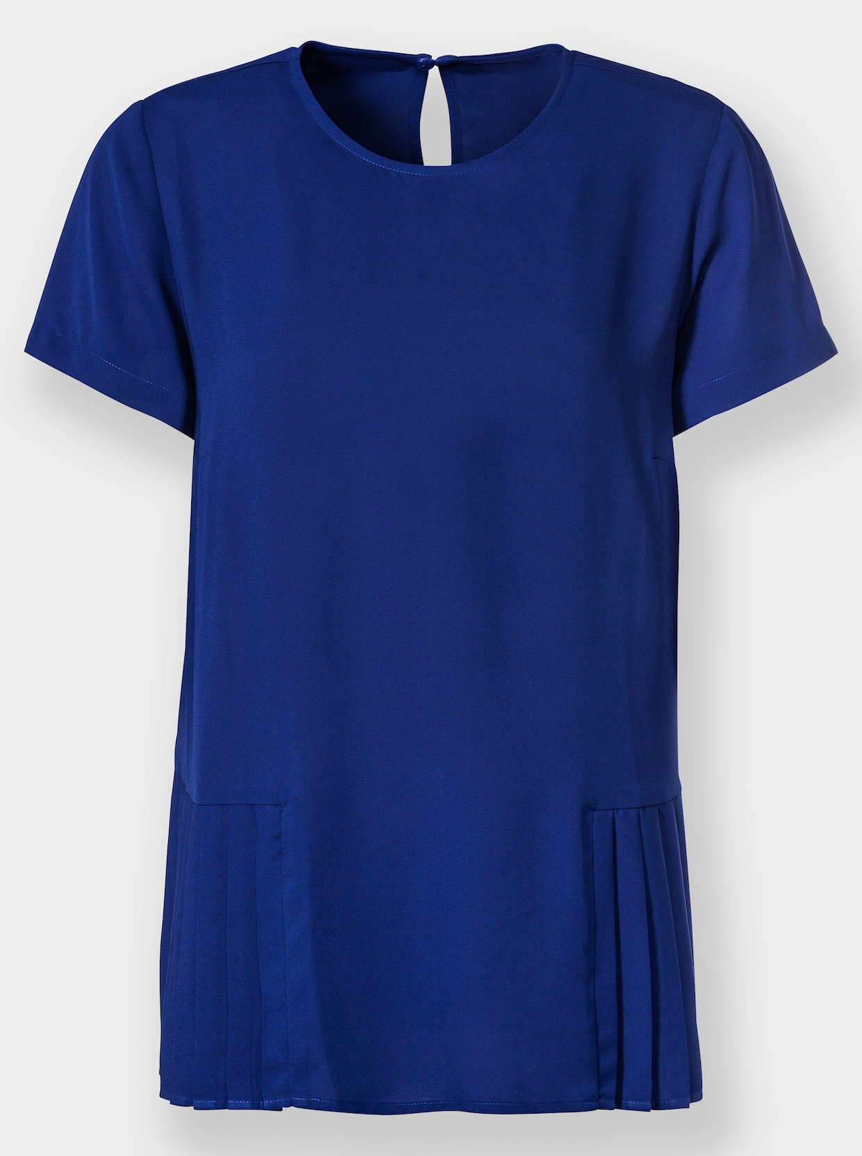 heine Crêpeblouse - koningsblauw