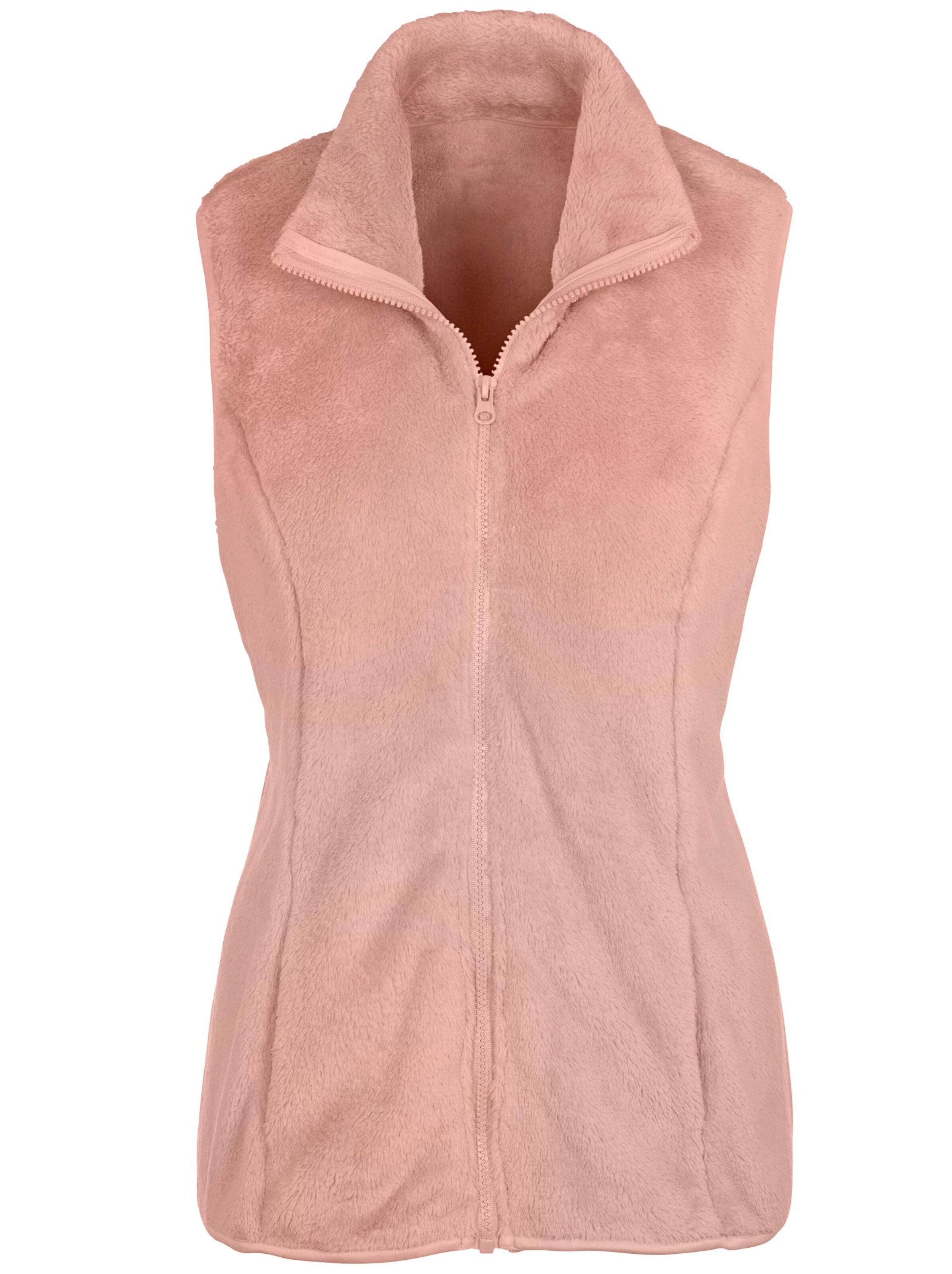 Fleece-Weste - rosé
