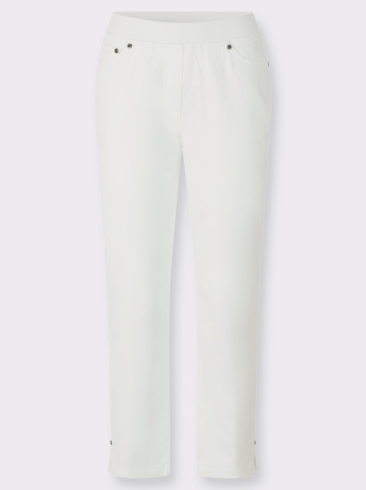 7/8 džíny - bílá