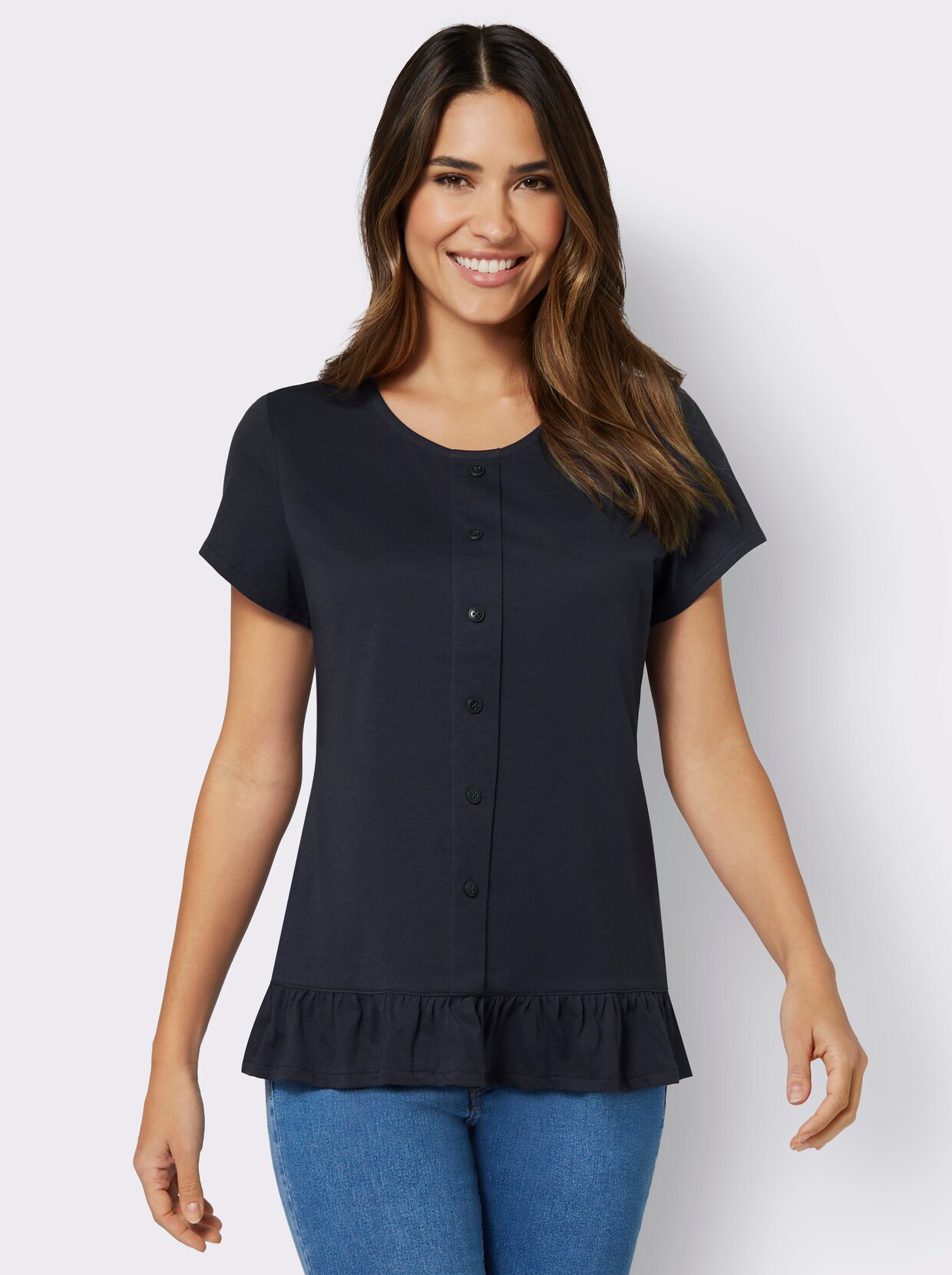 Shirt met korte mouwen - marine