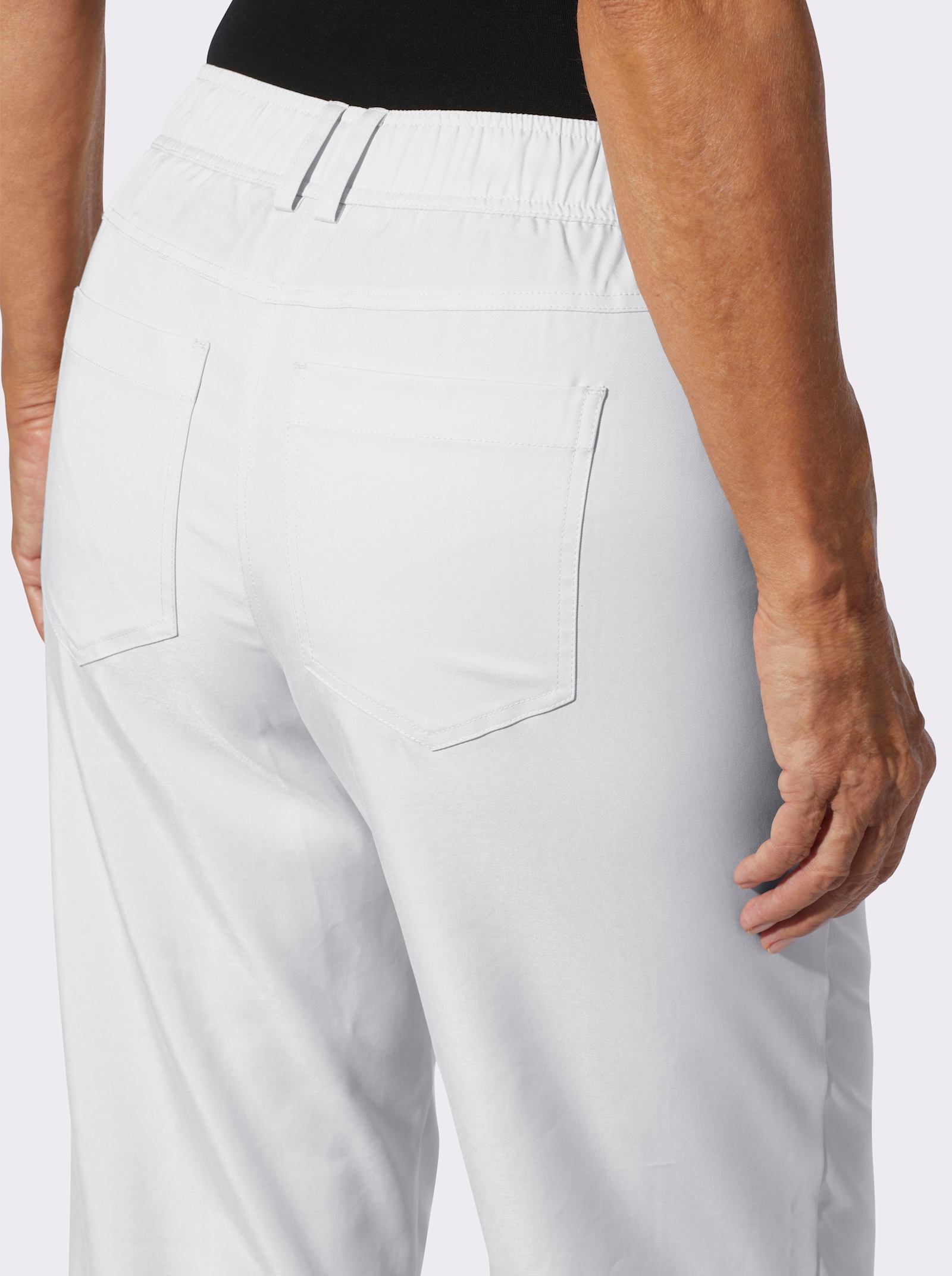 Hose mit Lyocell - weiß