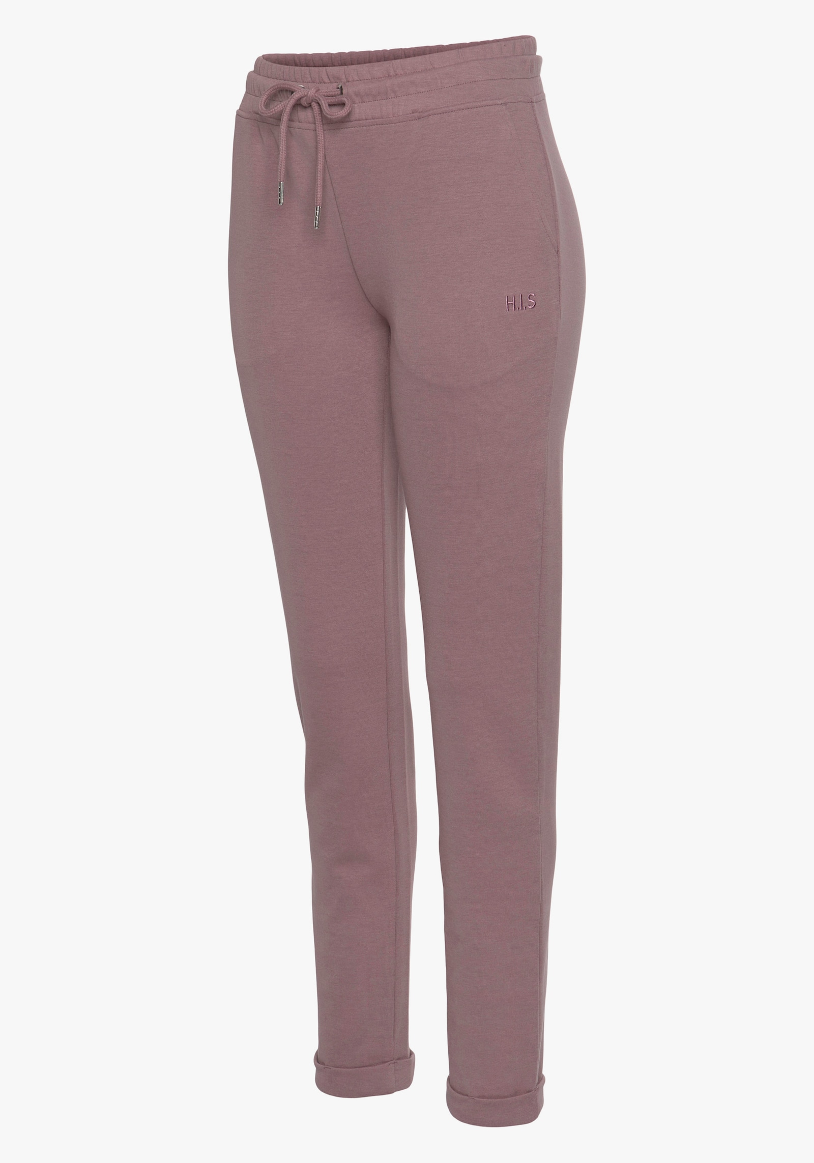 H.I.S Pantalon molletonné - mauve