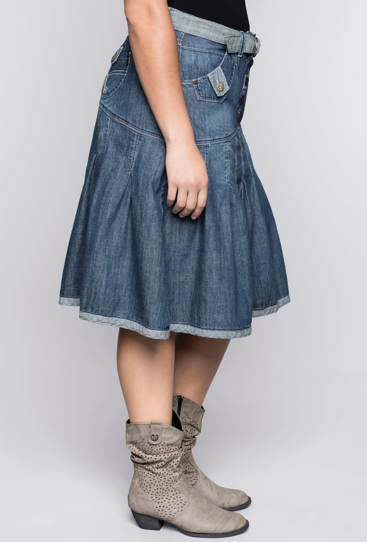 sheego by Joe Browns Jeansrock - blue denim