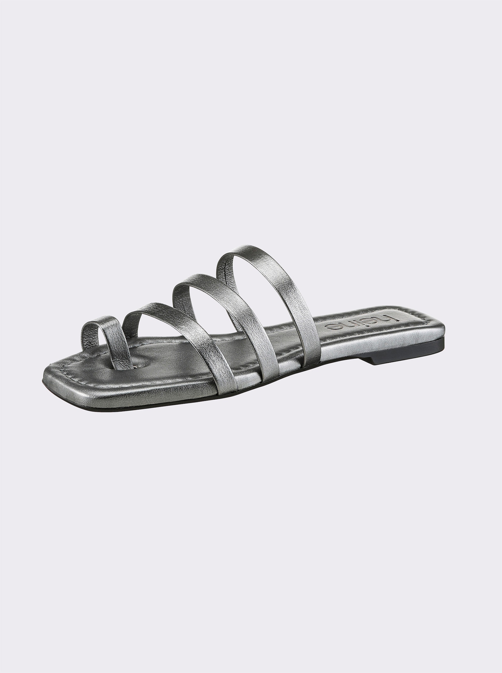 heine Pantolette - anthrazit-metallic