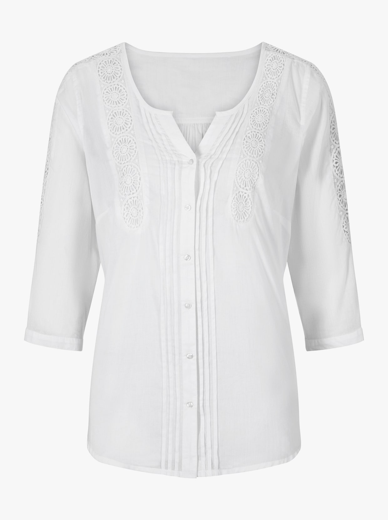 Katoenen blouse - wit