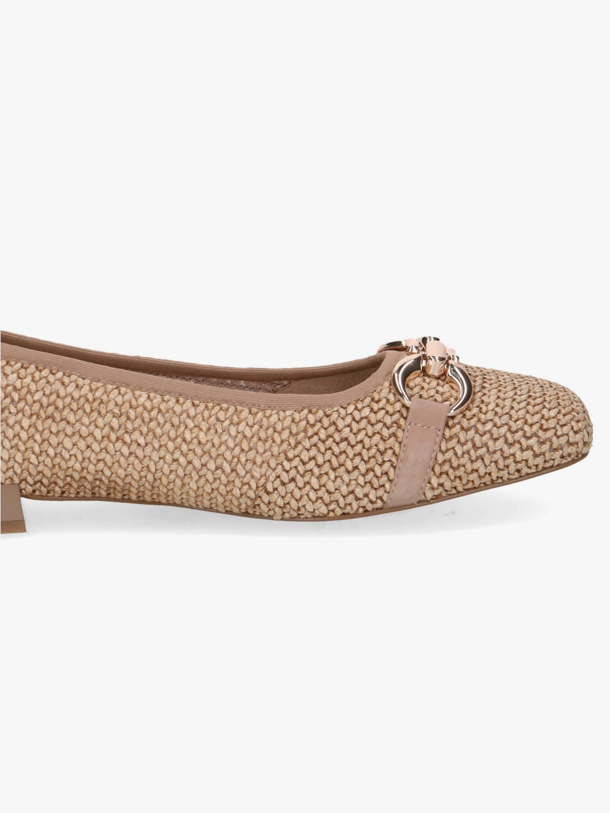 Caprice Ballerina mit Zierspange - camel