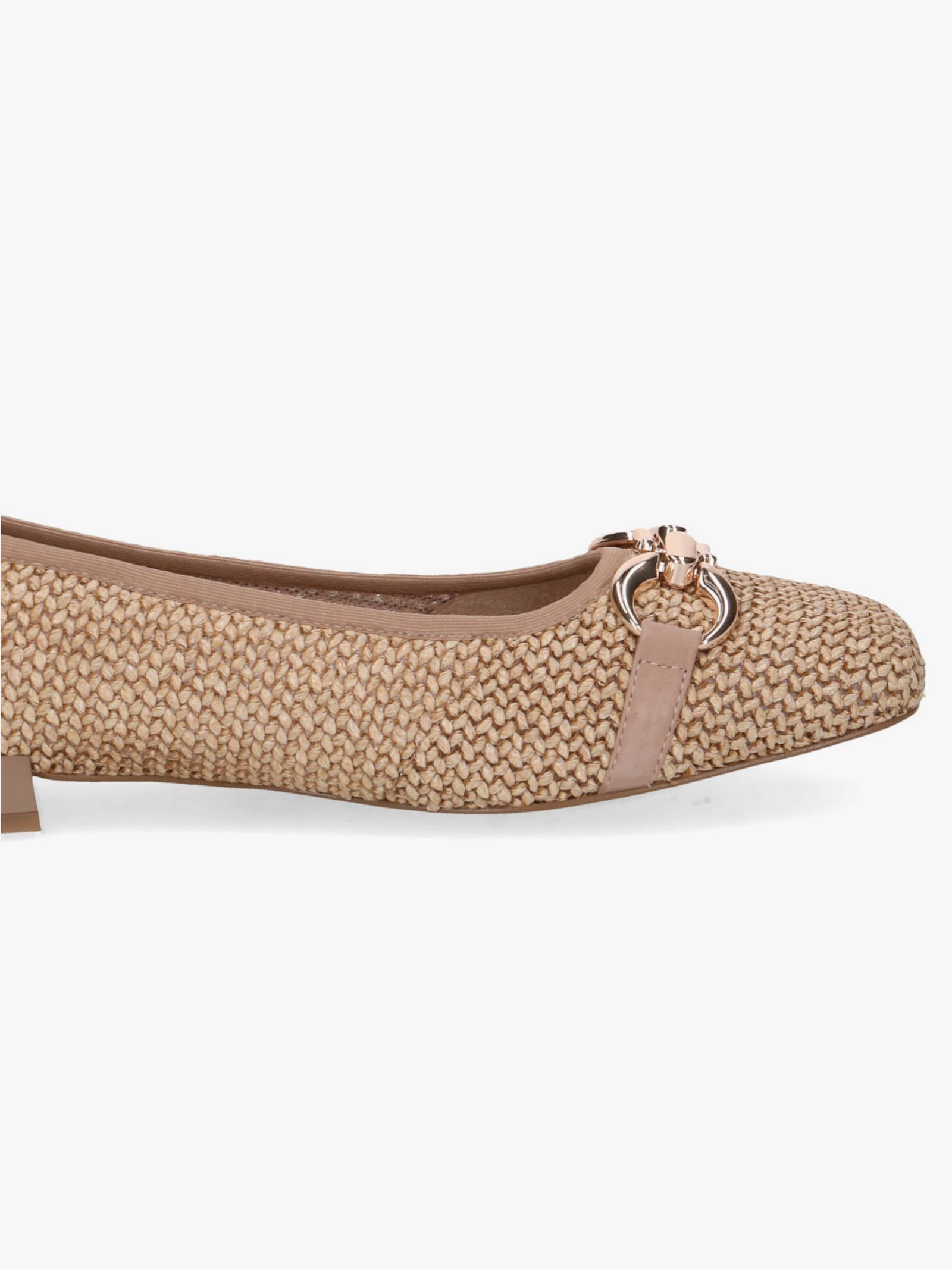 Caprice Ballerina mit Zierspange - camel