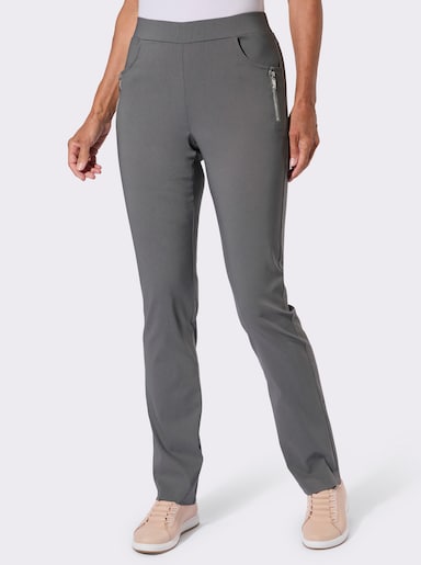 Stretch-Hose in Bengalin-Qualität - grau