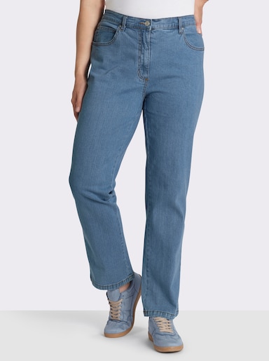 5-Pocket-Jeans mit Baumwoll-Stretch - blue-bleached