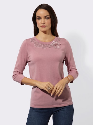 3/4 Arm-Pullover - hortensie