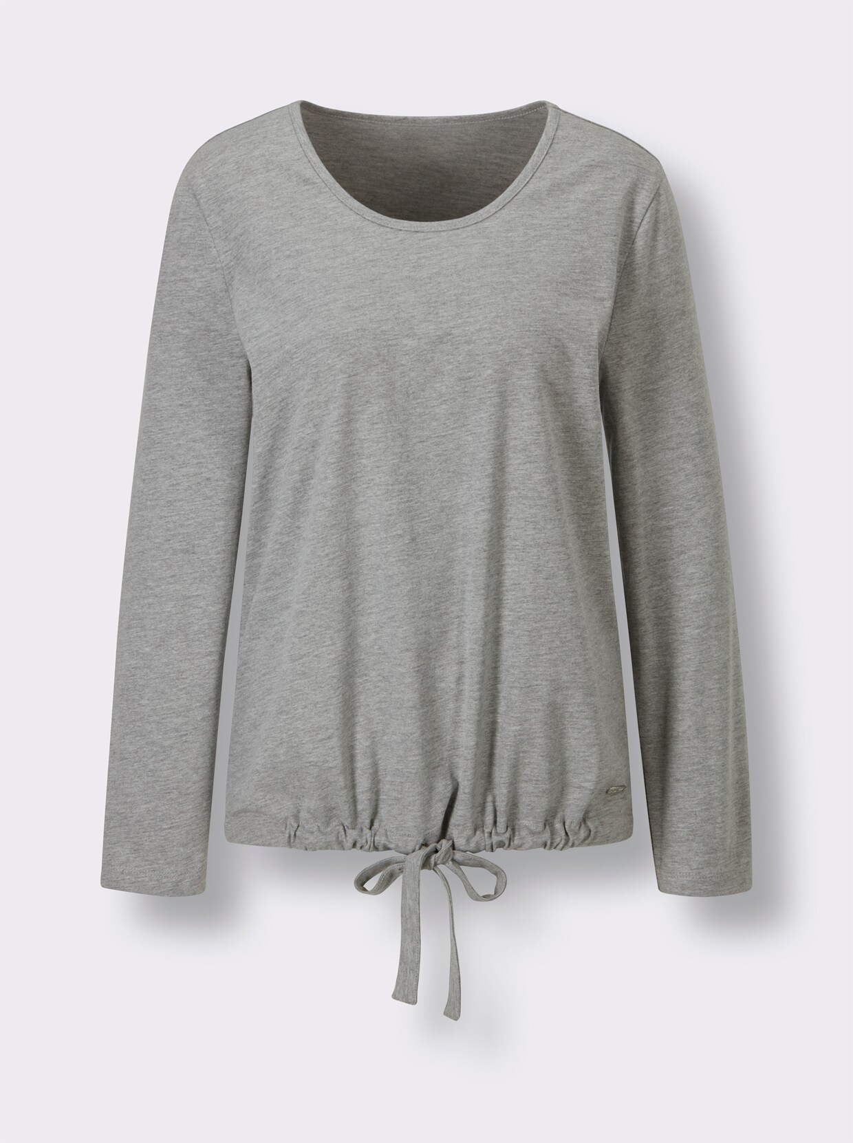 feel good Shirt - grijs gemêleerd