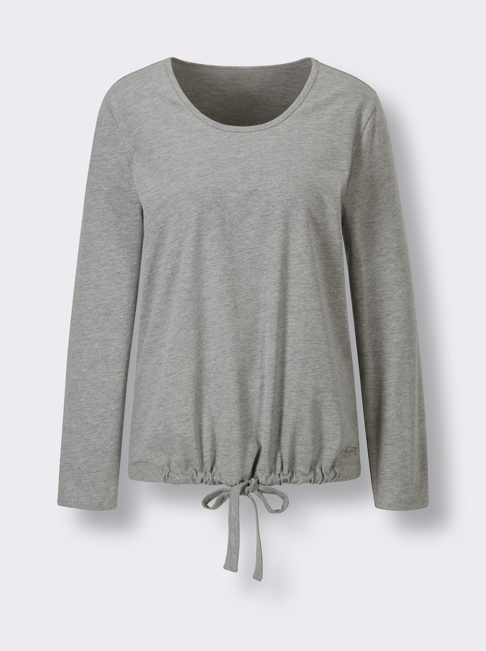 feel good Shirt - grau-meliert