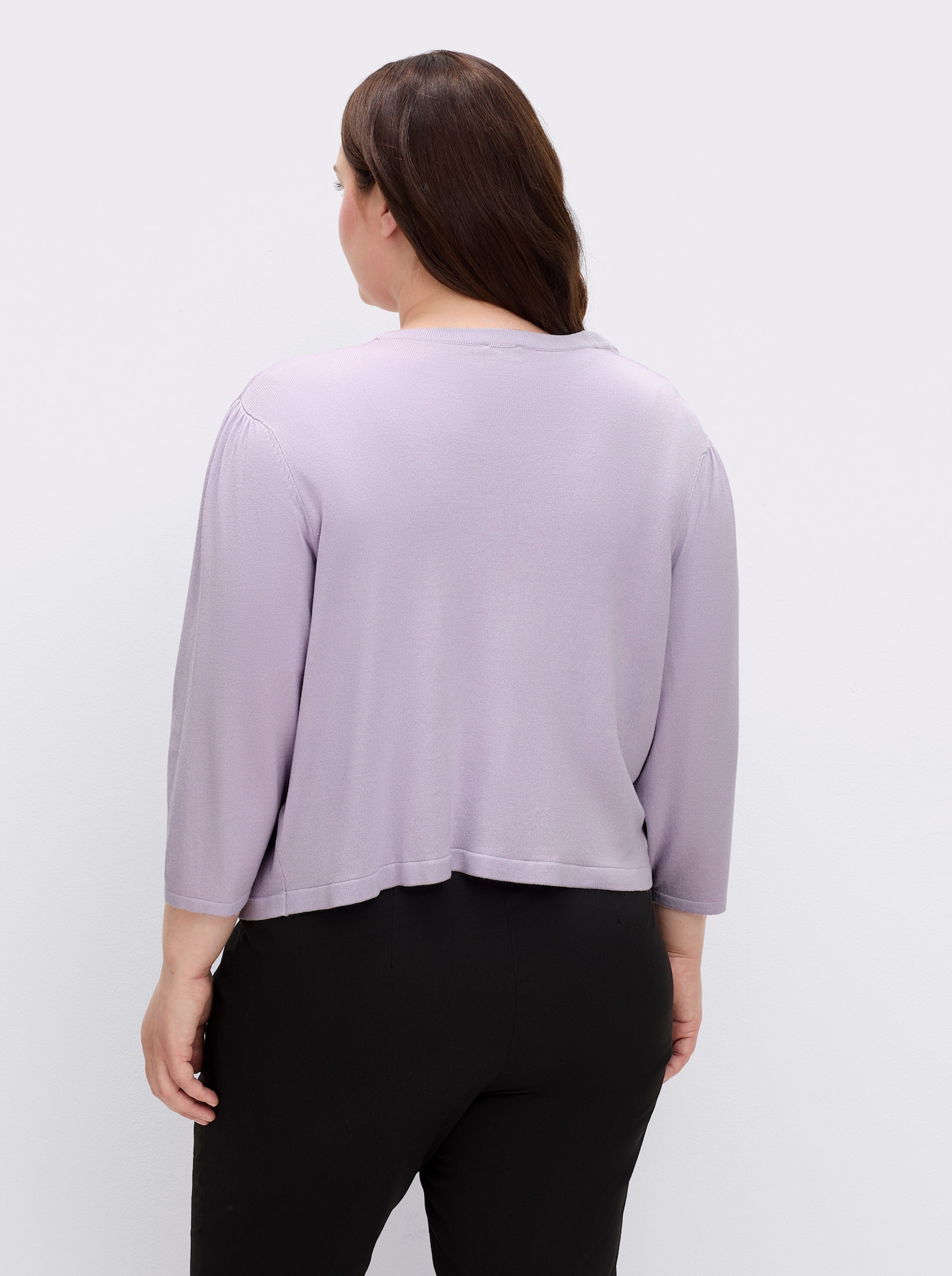 Bolero in Feinstrick-Qualität - flieder