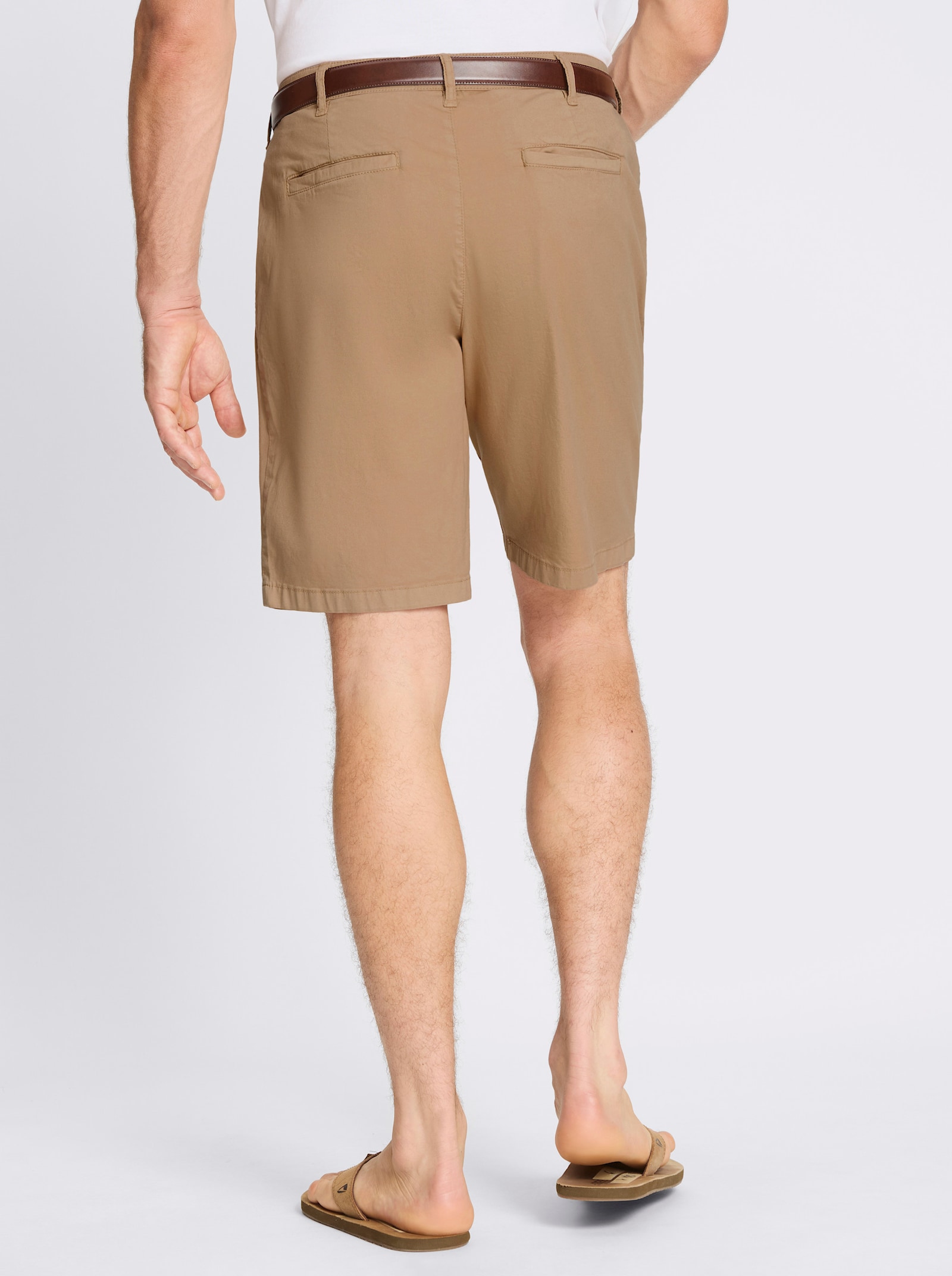 Marco Donati Bermudas aus Twill-Qualität - camel