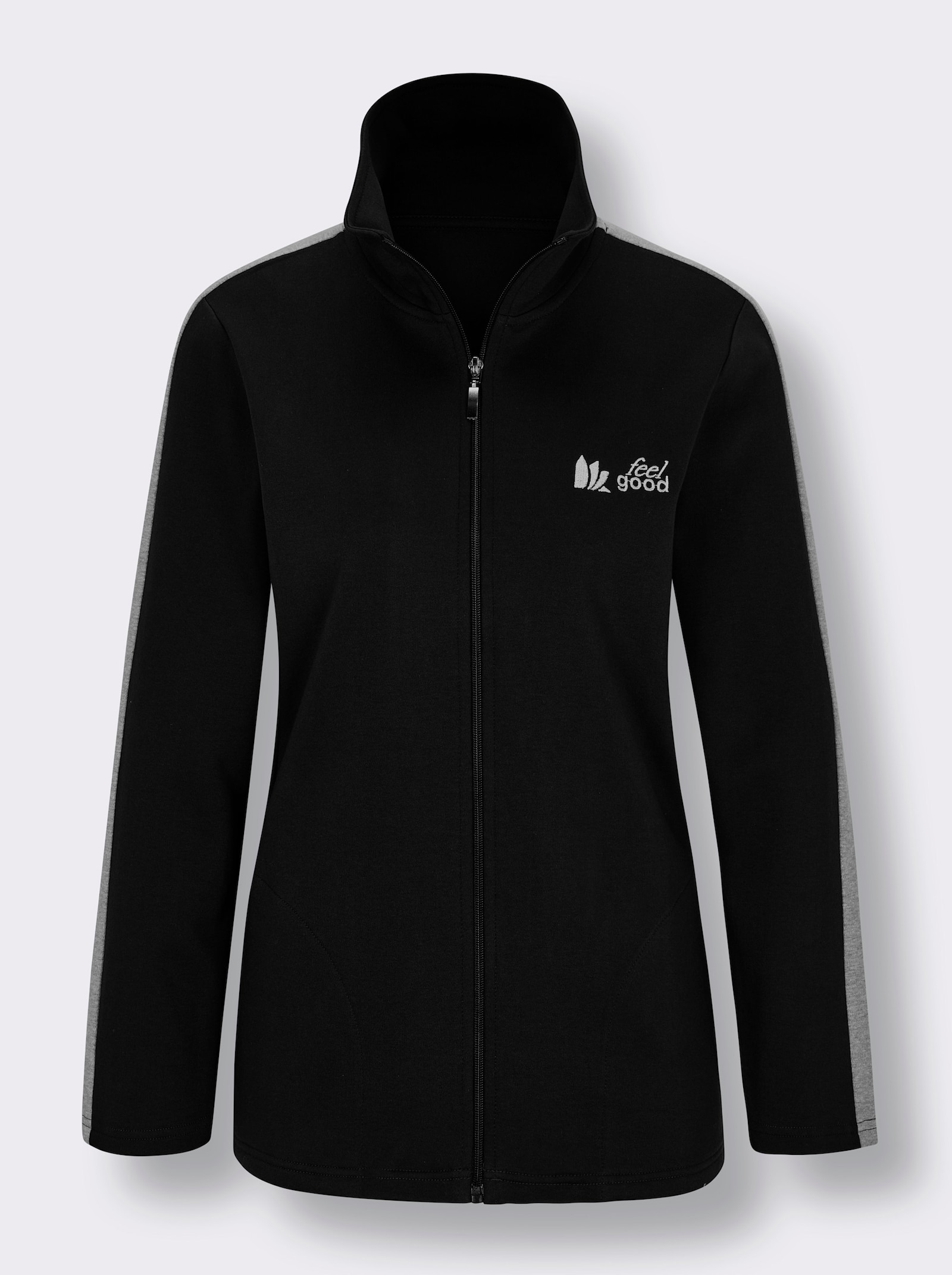 feel good Jacke - schwarz-steingrau