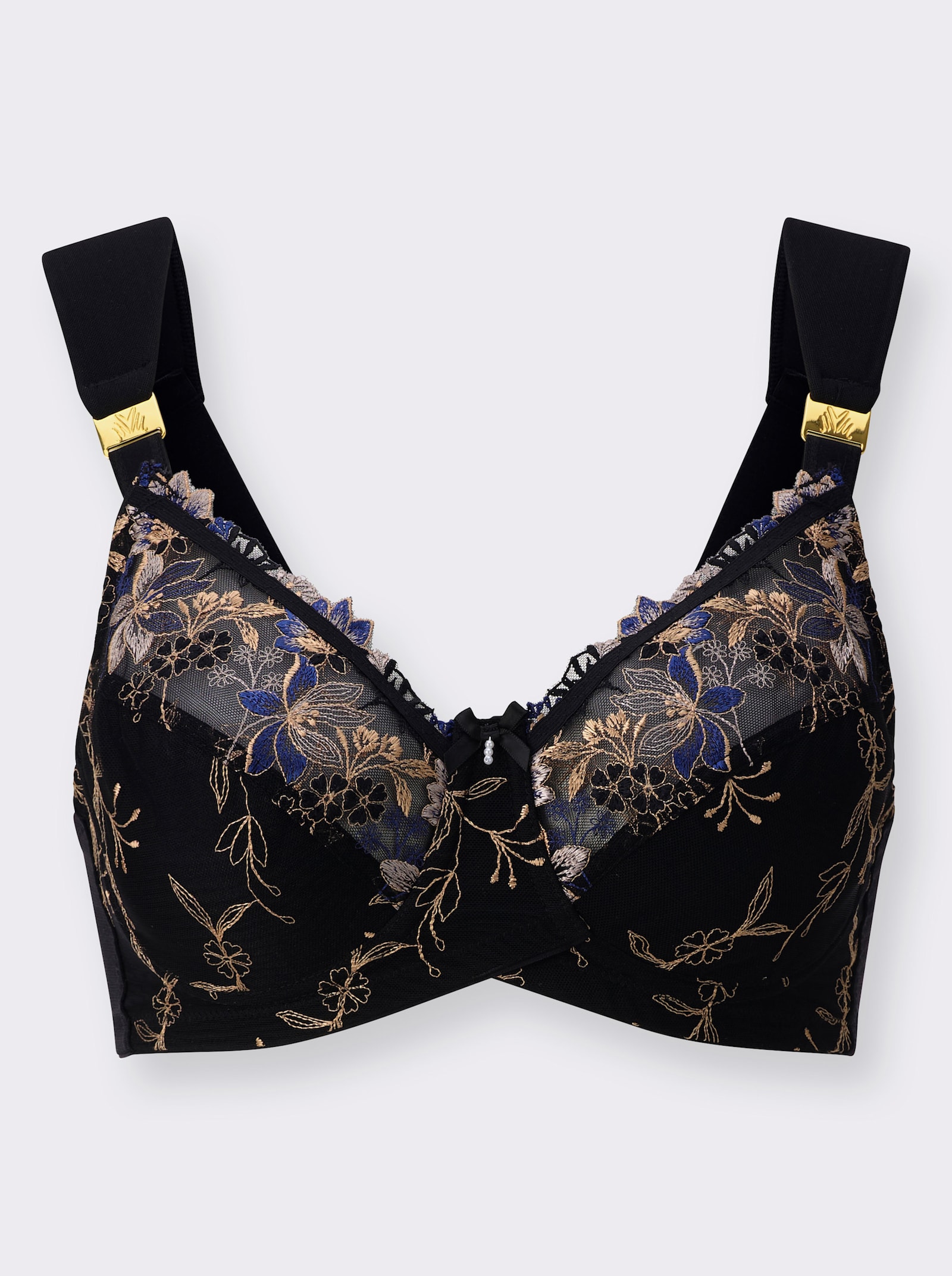 Entlastungs-BH mit Bügel - schwarz