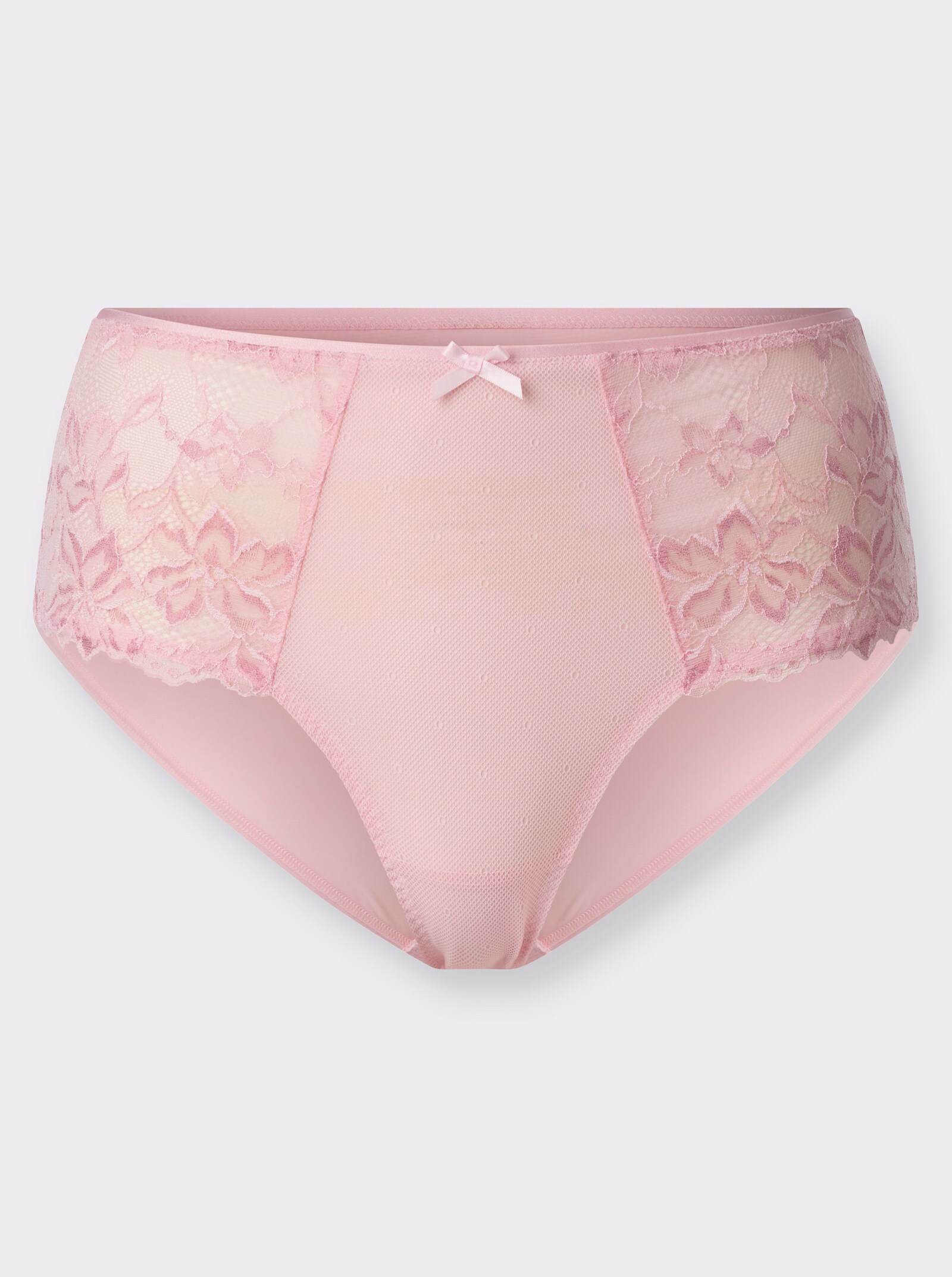 Anita Hüftslip mit Netzware vorne - hellrosé