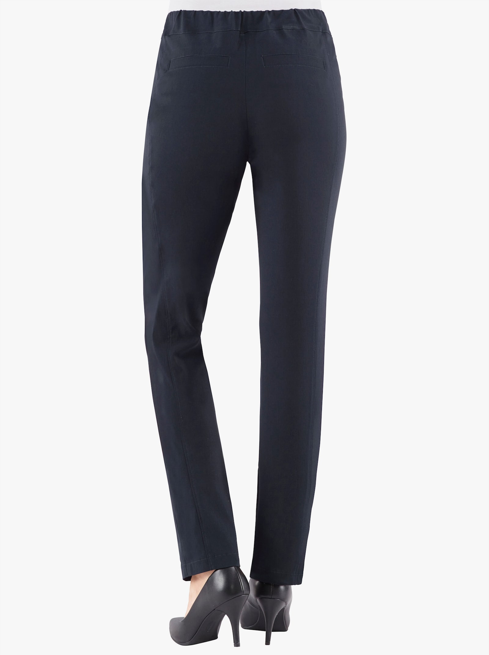 Stehmann Comfort line Hose mit Dehnbund, Viskose-Qualität - marine