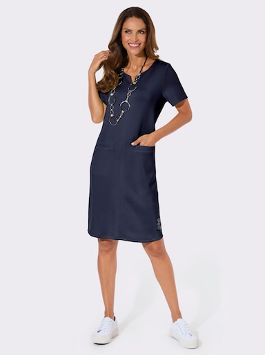 Sweatkleid mit Taschen - marine