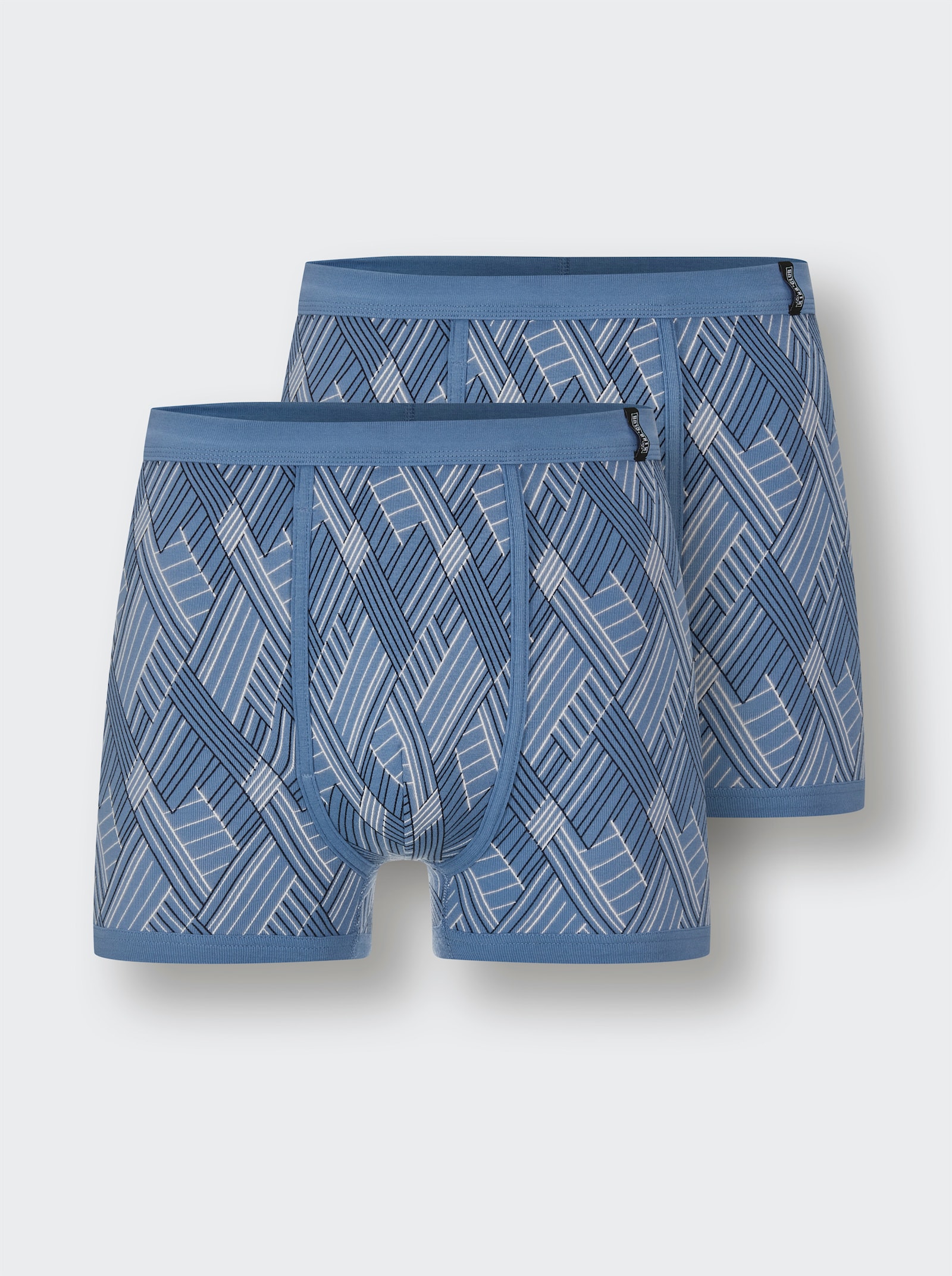 KINGsCLUB Boxerky - modrá-potisk