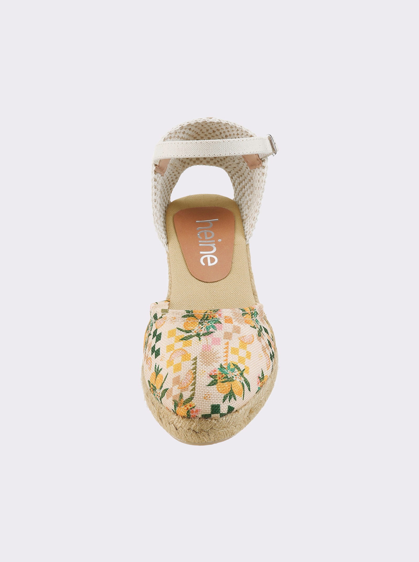 heine Keilsandalette - beige-bunt