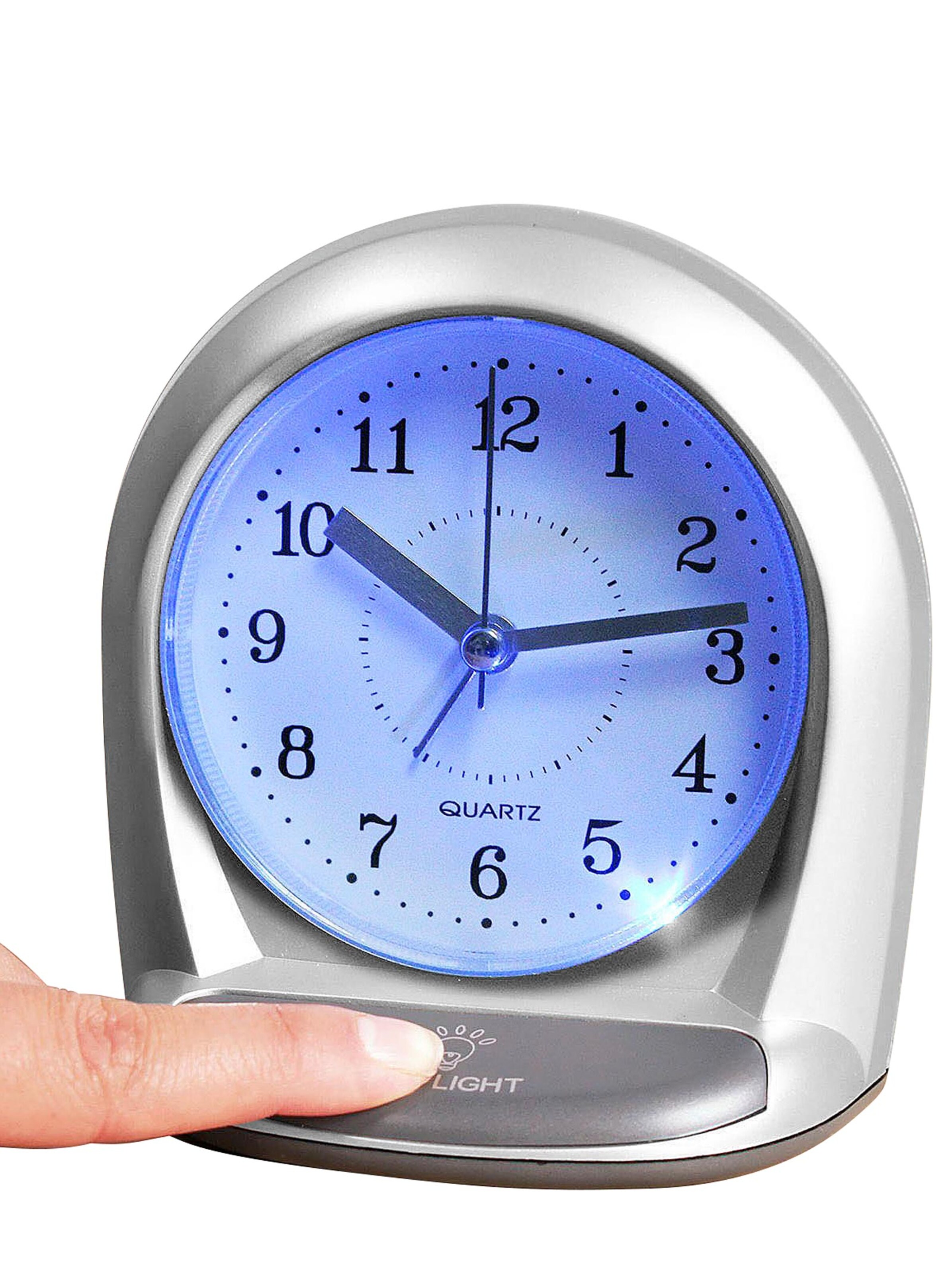 Leucht-Wecker - grau