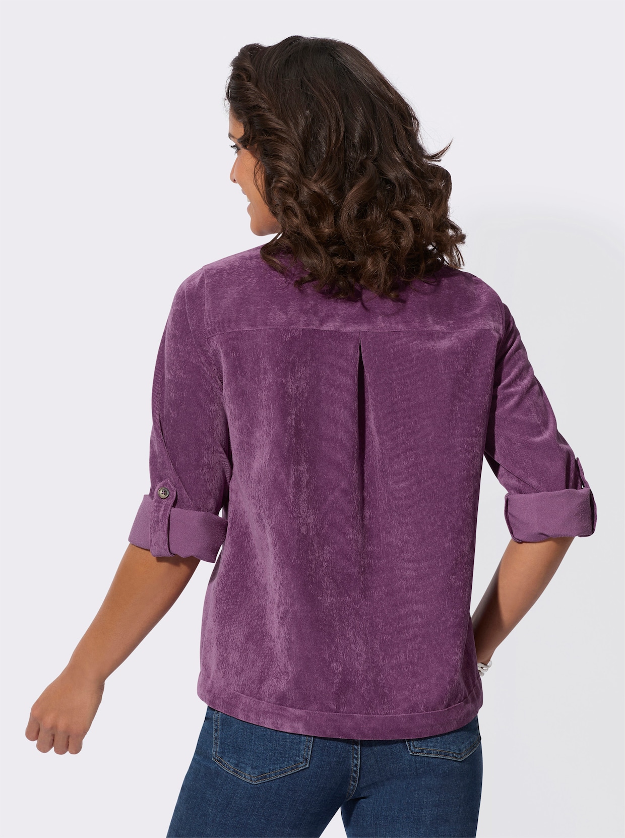 Blouse met lange mouwen - violet