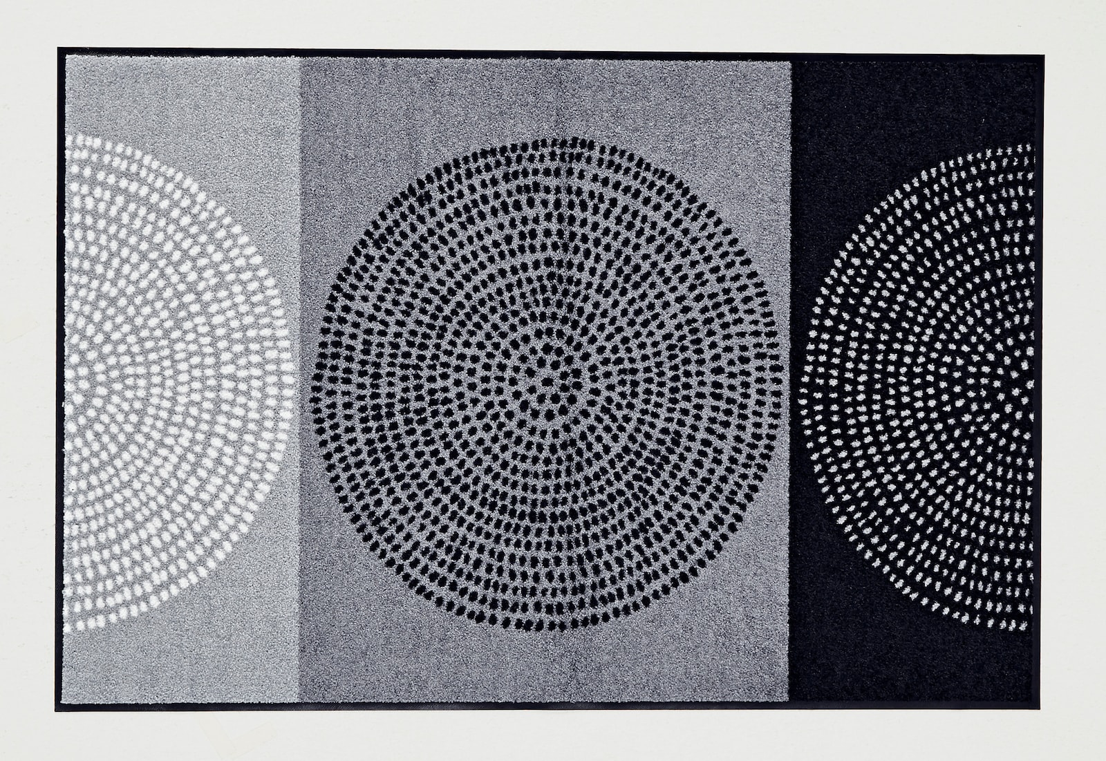 Salonloewe Fußmatte - schwarz-weiß