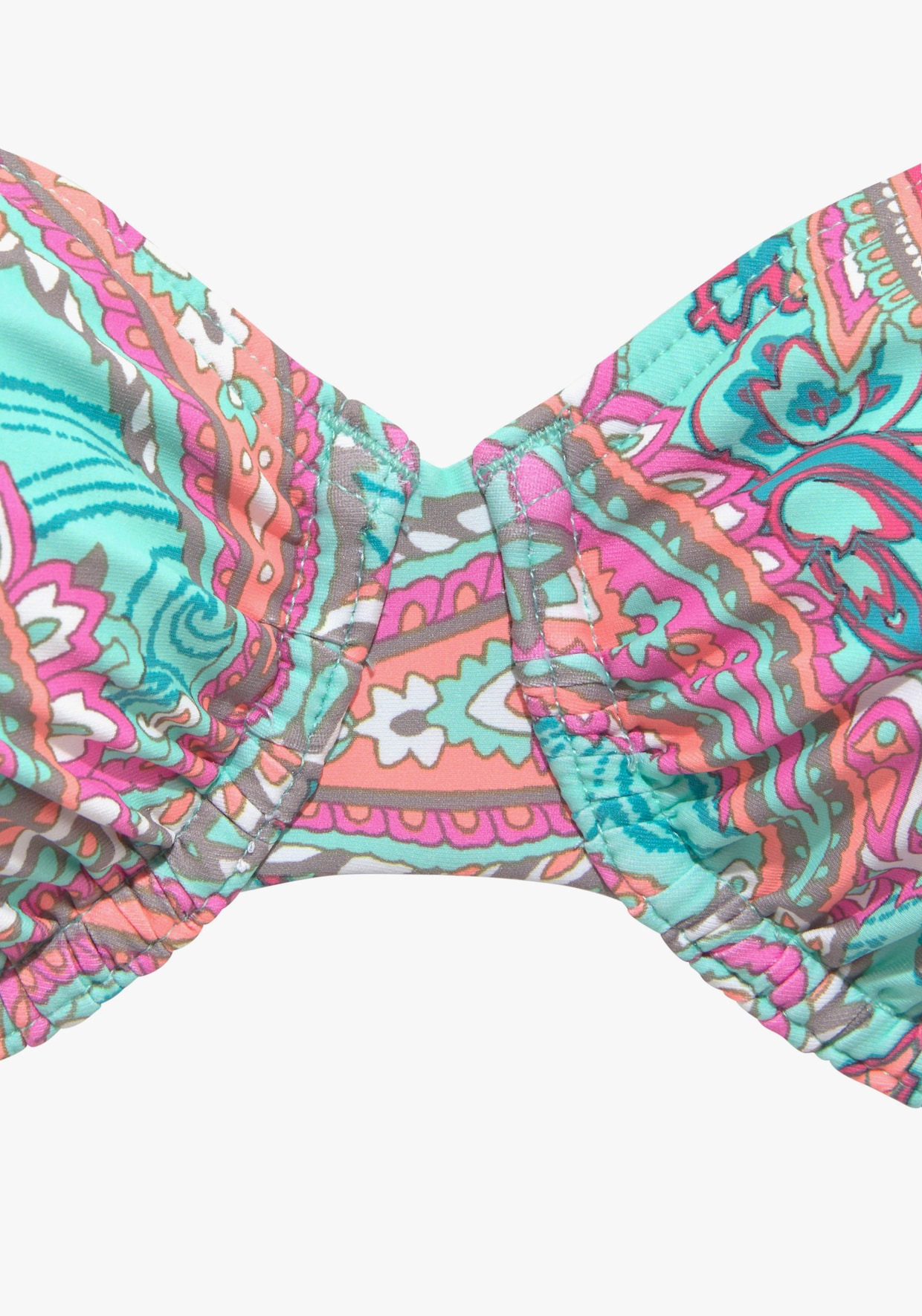 Venice Beach Beugelbikinitop - mint geprint