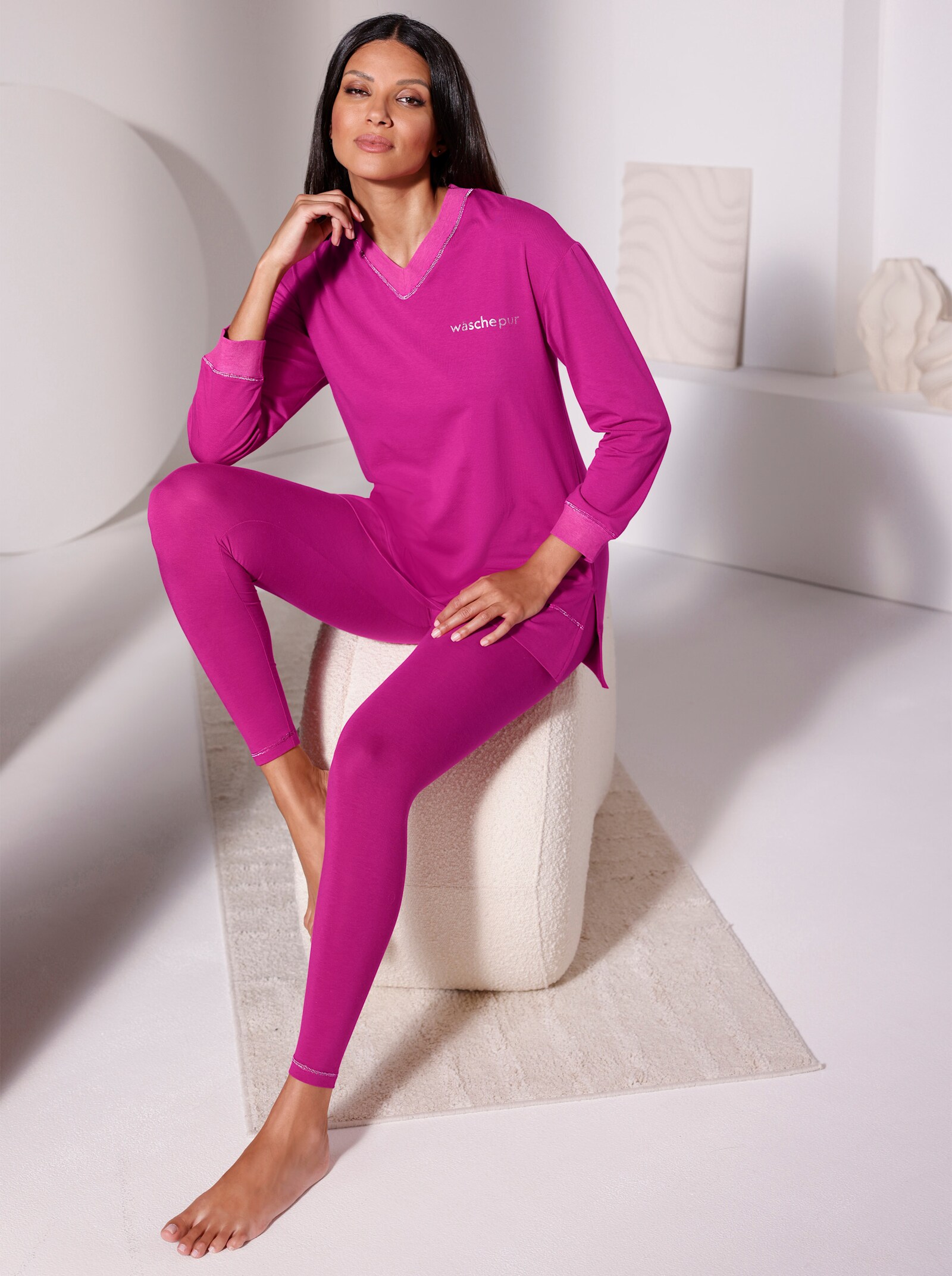 wäschepur Schlafanzug - magenta