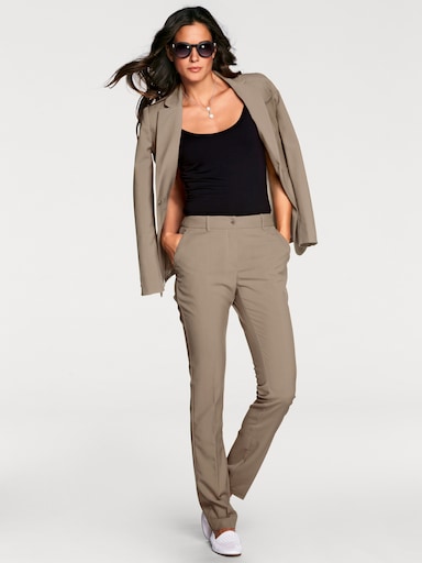 heine Tailleur pantalon - taupe