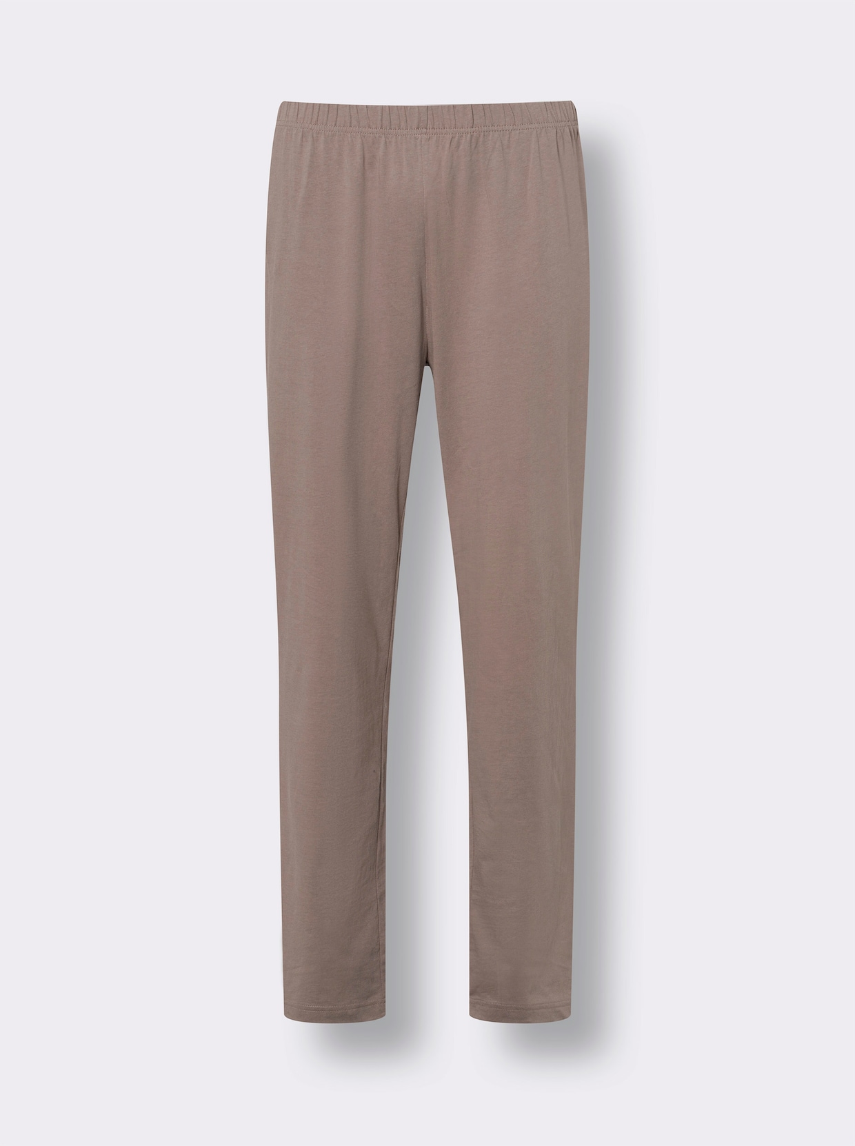 Pyjama - donker taupe/roest-gedessineerd