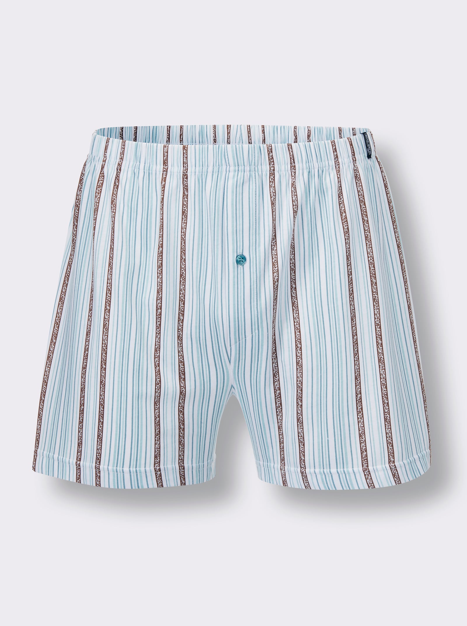 KINGsCLUB Boxershorts - 2x jade-gestreift + 1x jade