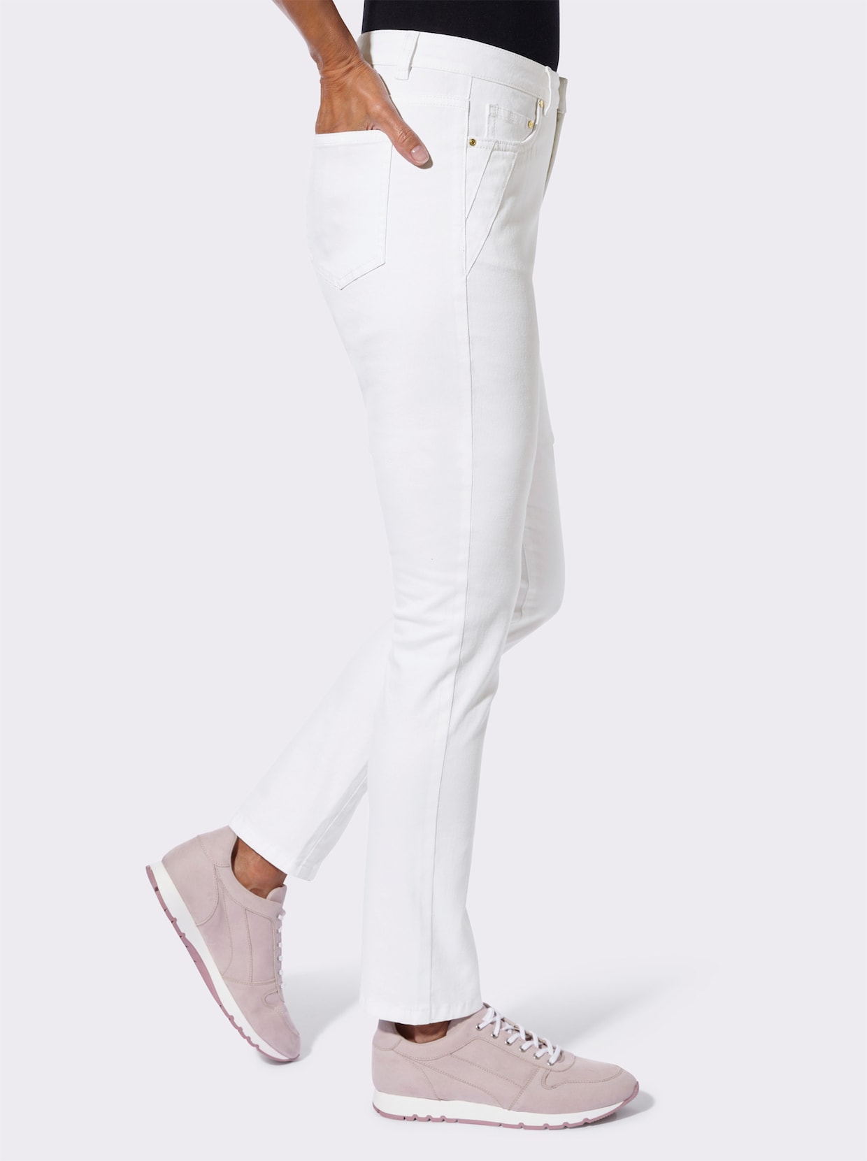5-Pocket-Jeans - weiß