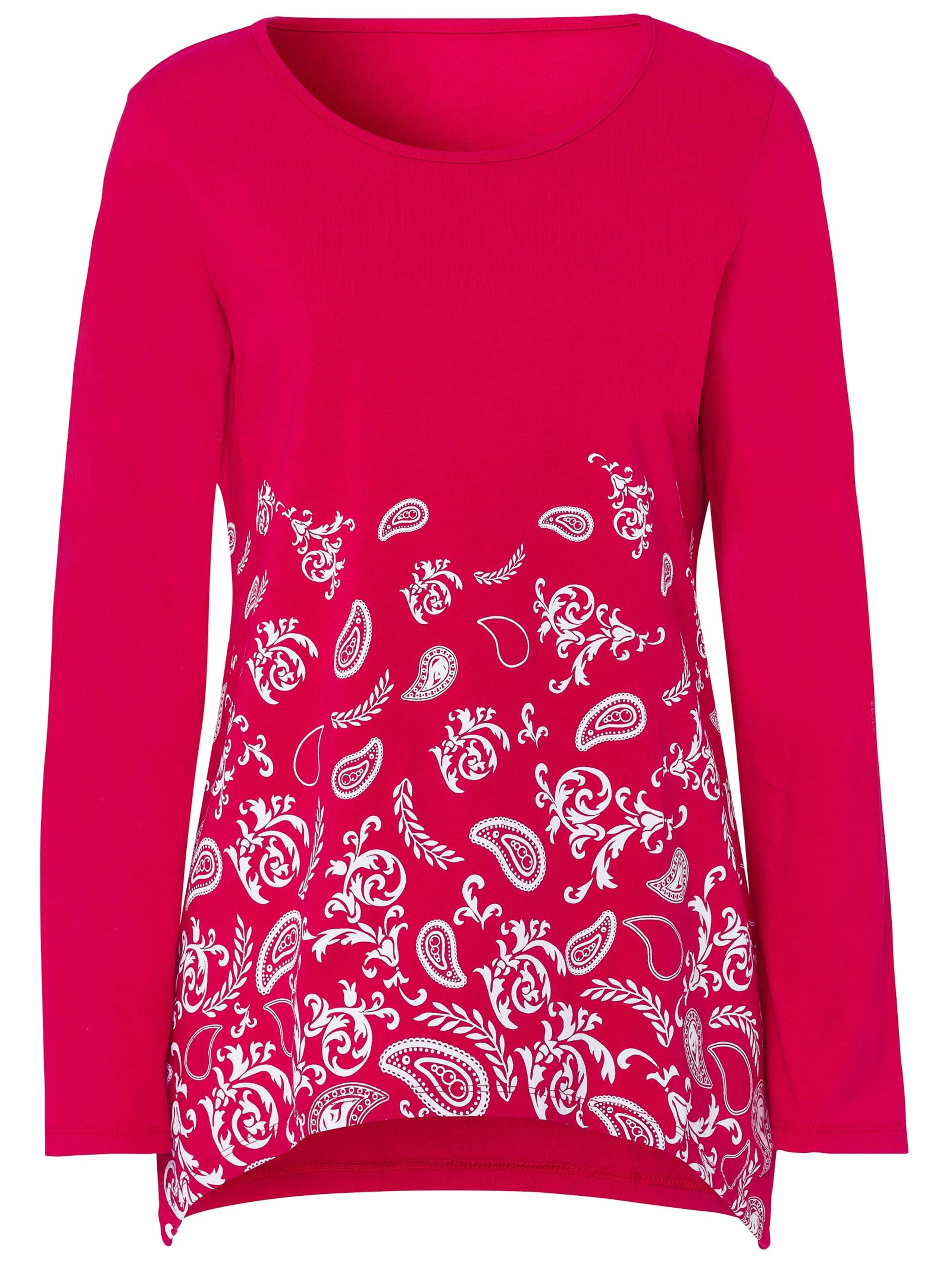 Shirt - rot-bedruckt