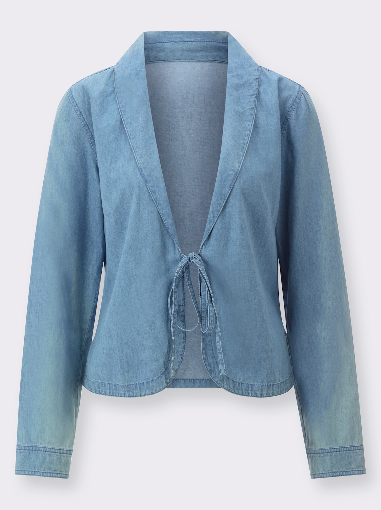 Jeansblazer - blue-bleached