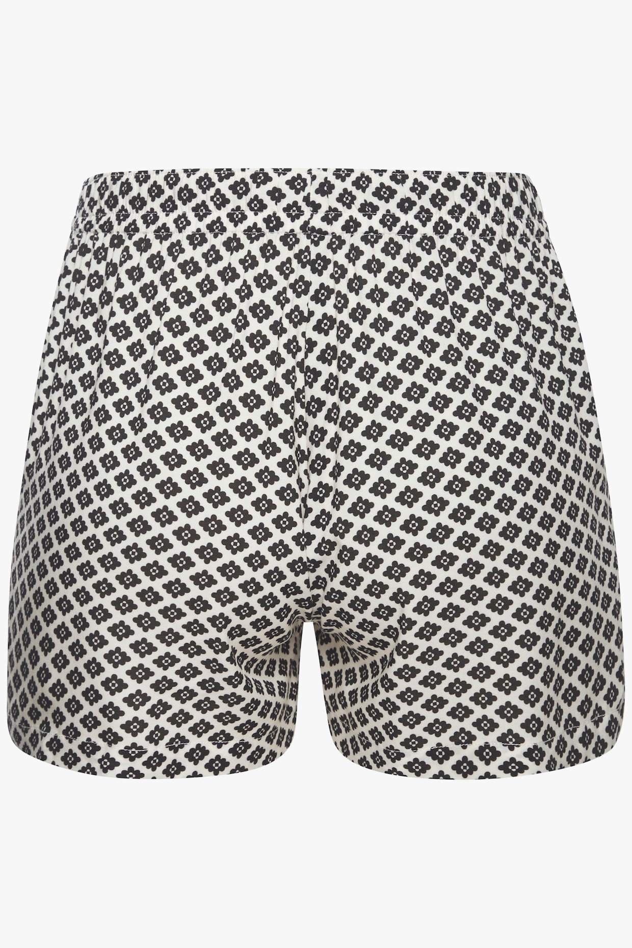 LASCANA Korte pyjamabroek - zwart/wit gedessineerd