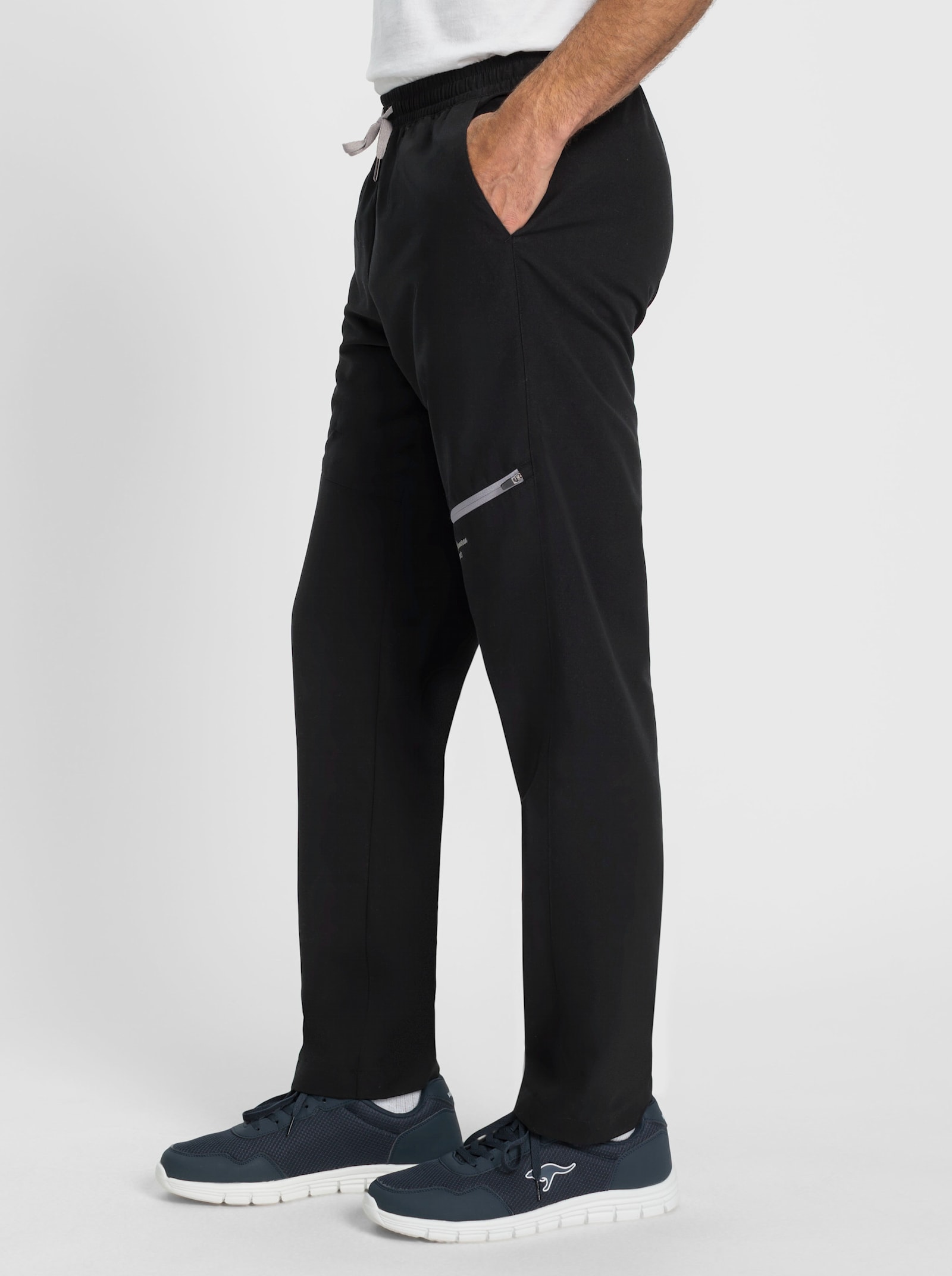 Catamaran Sports Freizeithose mit Oberschenkel-Tasche - schwarz